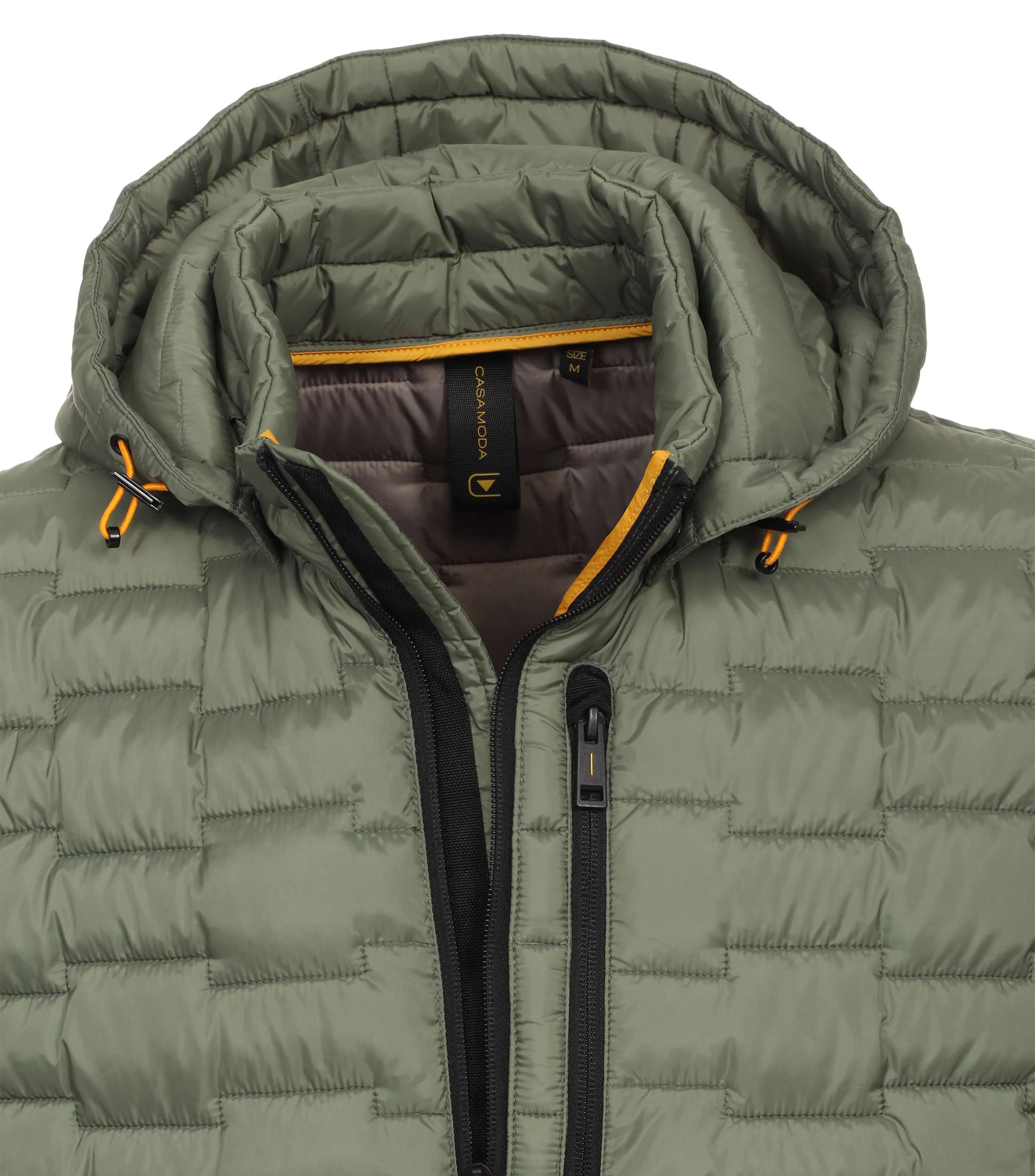 Jacke im unifarbenen Design in der Farbe Olive