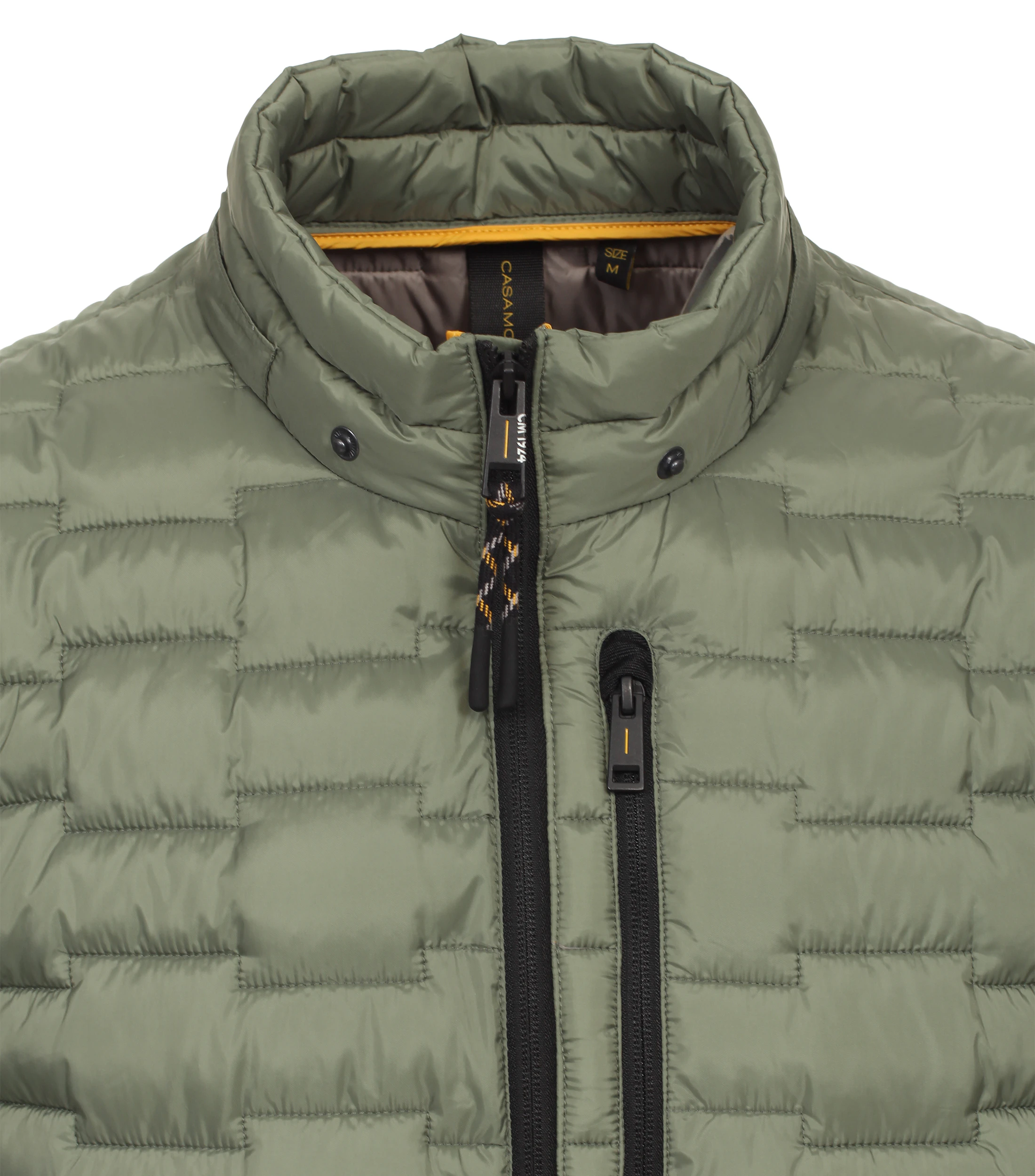 Jacke im unifarbenen Design in der Farbe Olive