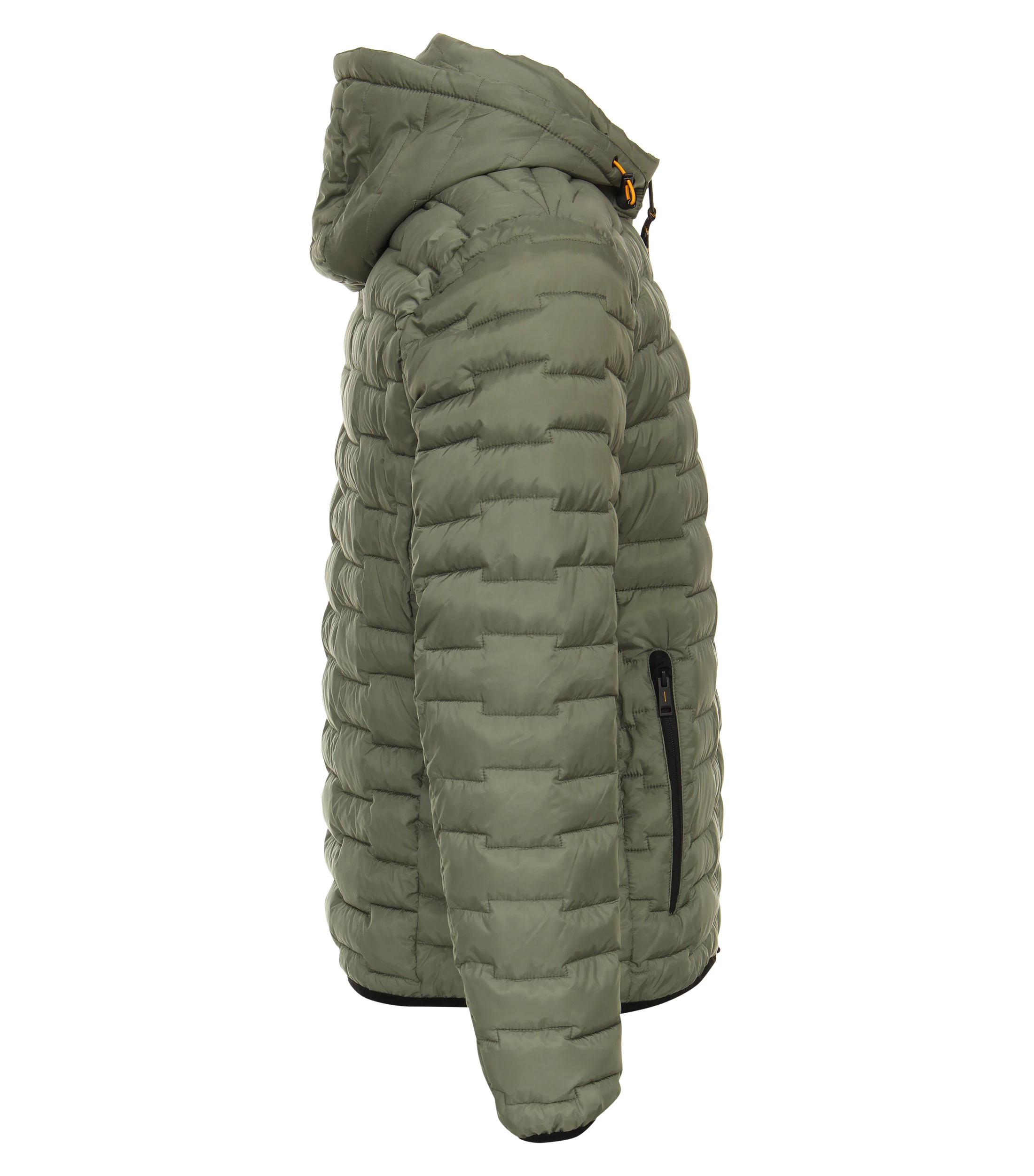 Jacke im unifarbenen Design in der Farbe Olive