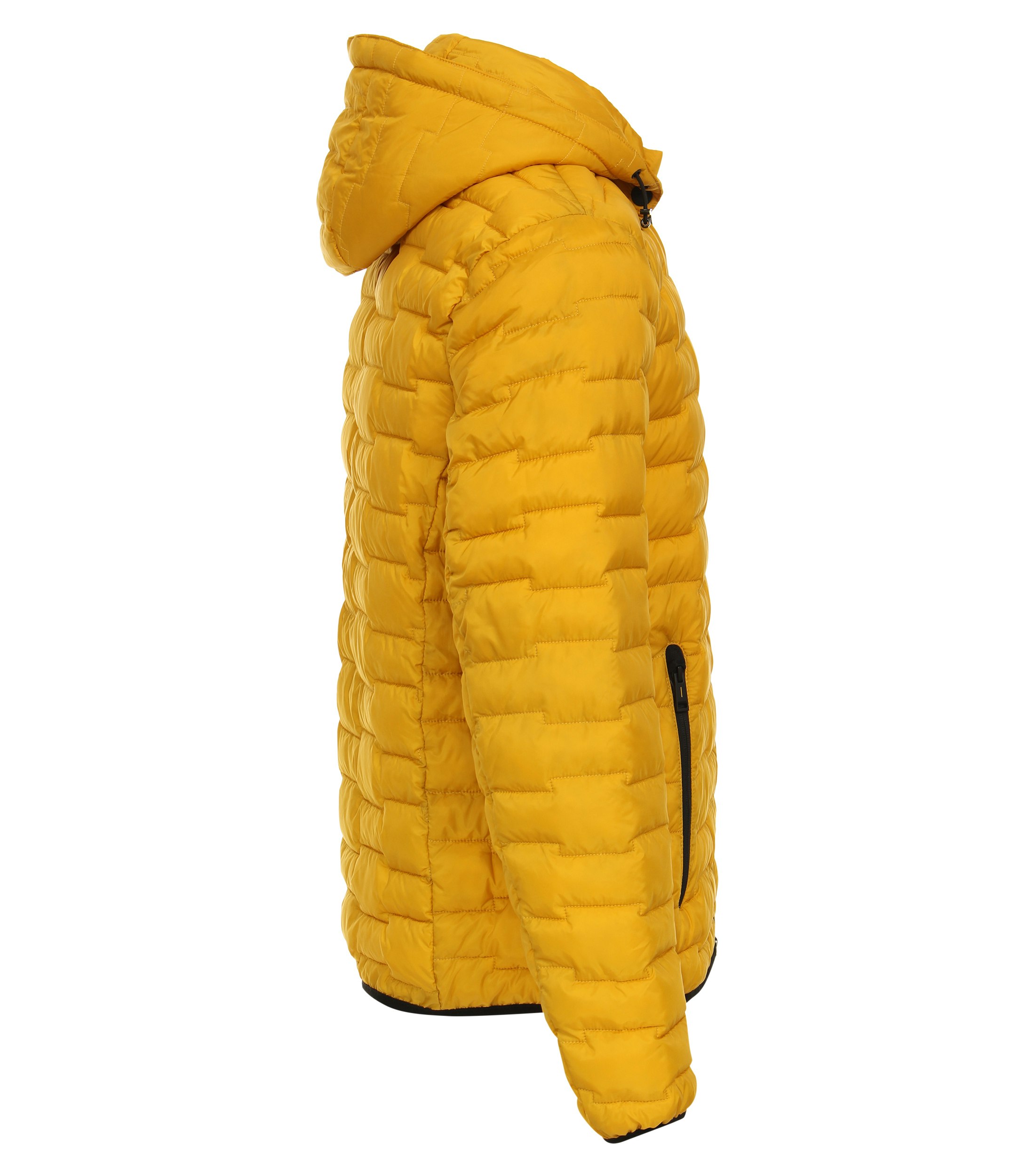 Ein Jacke im uni Muster in der Farbe Gelb