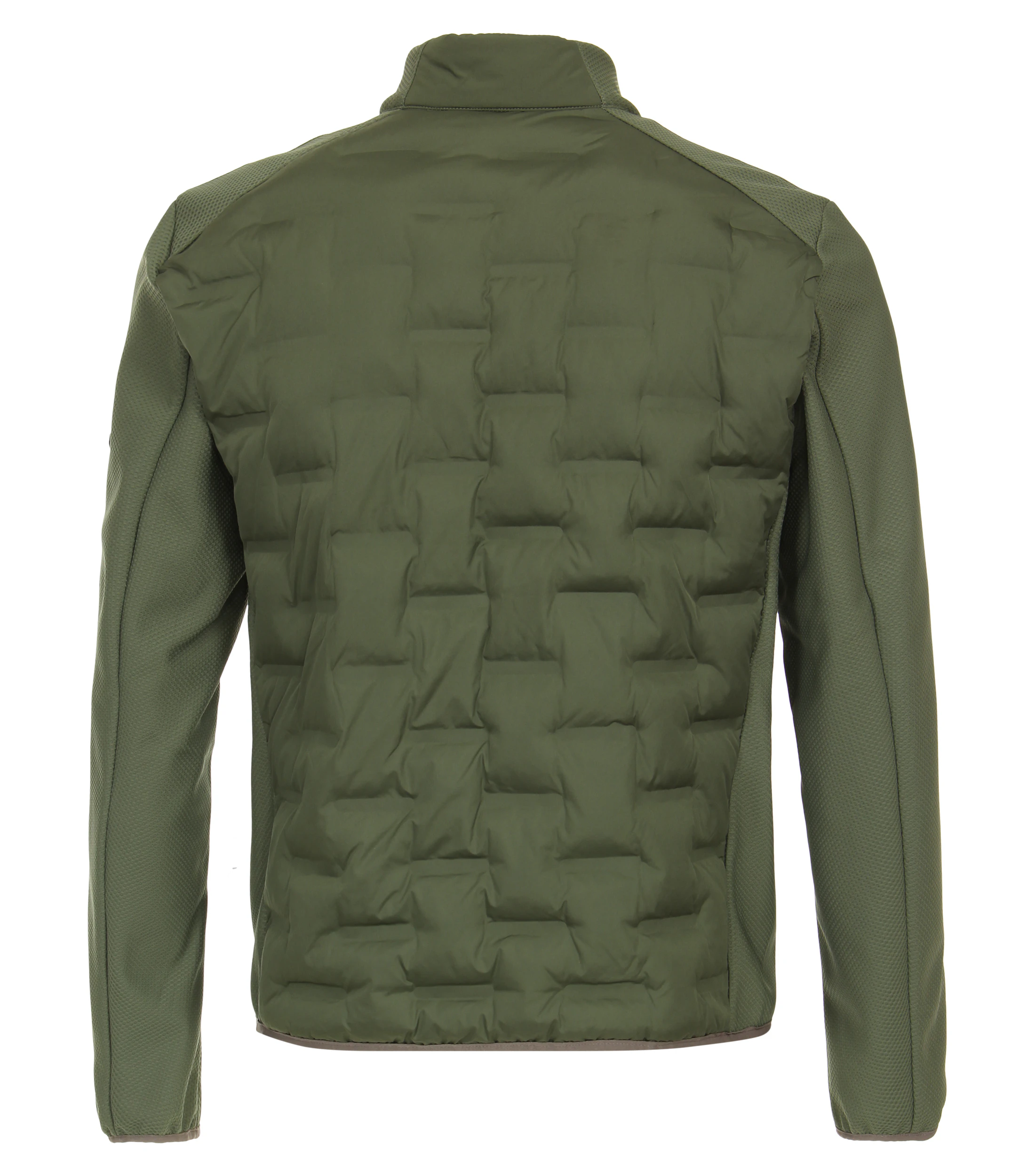 Jacke im unifarbenen Design in der Farbe Olive