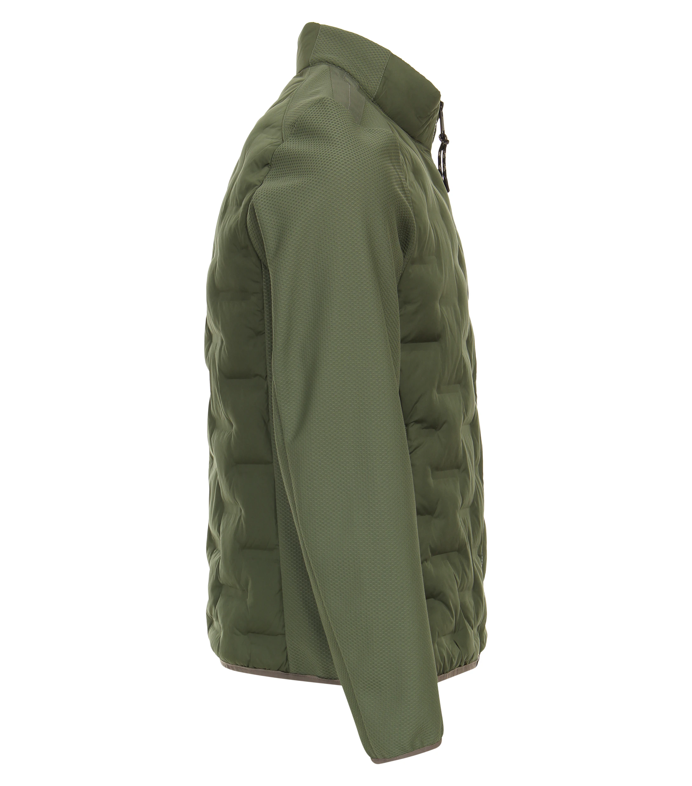 Jacke im unifarbenen Design in der Farbe Olive