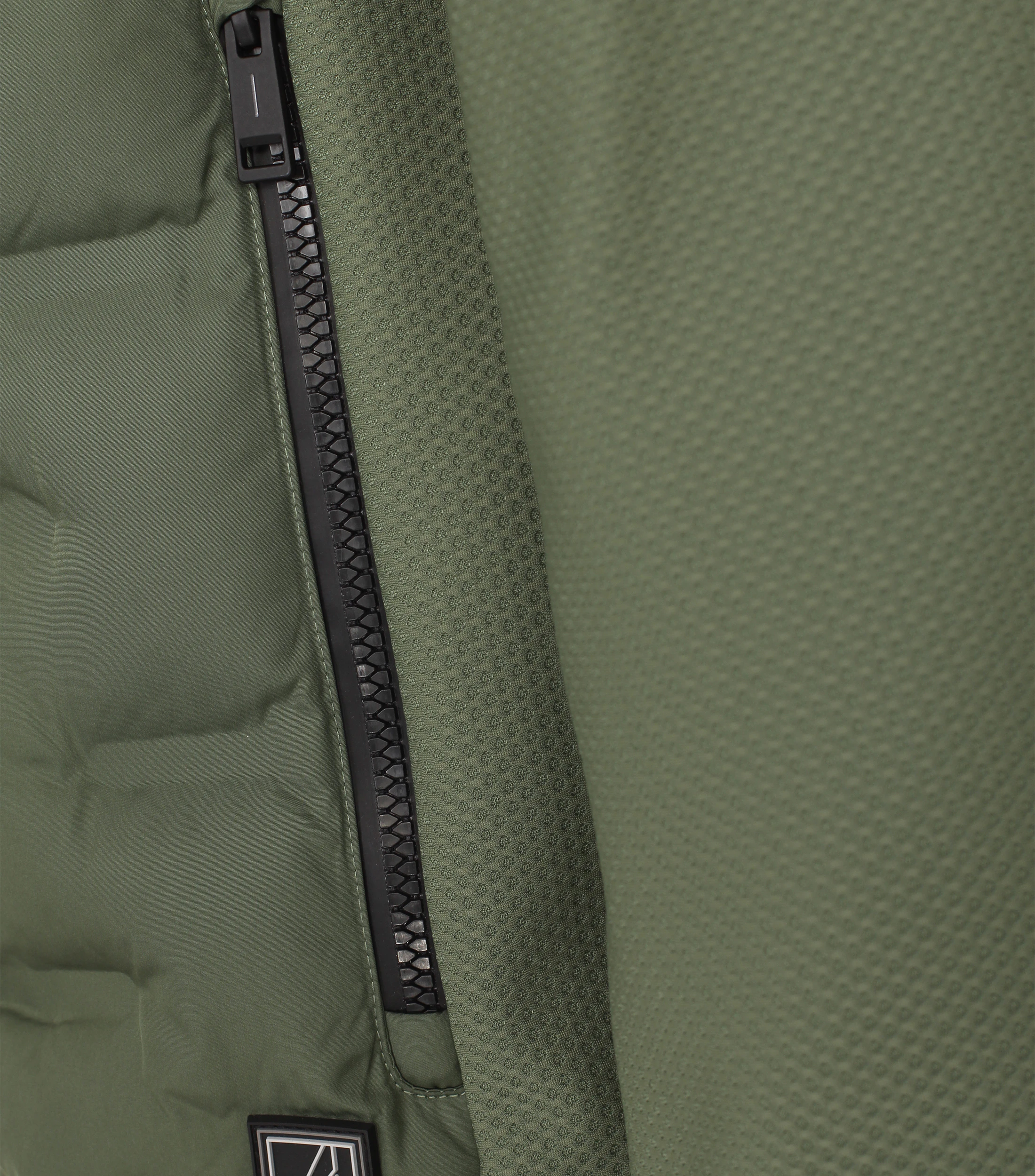 Jacke im unifarbenen Design in der Farbe Olive