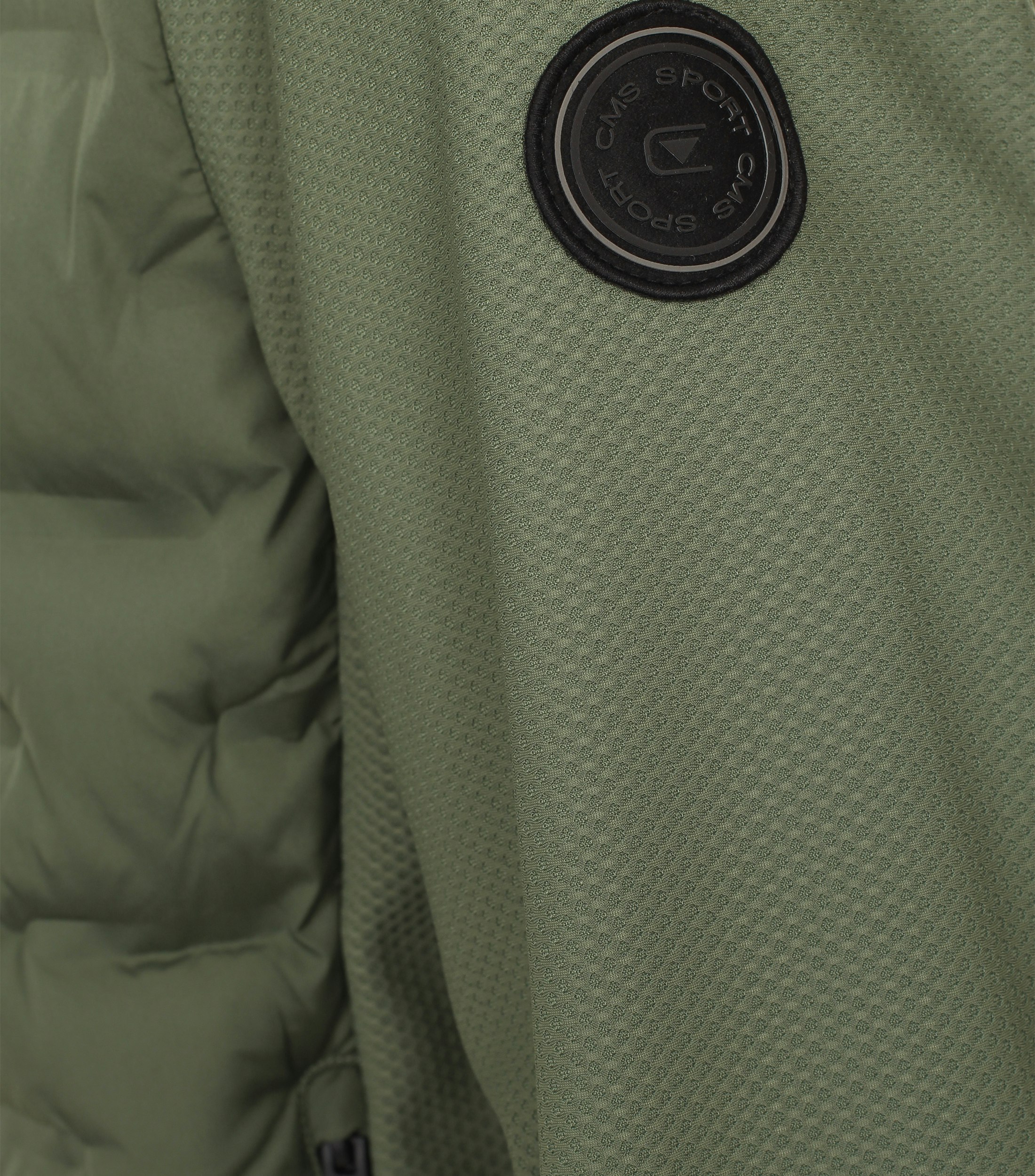 Ein Jacke im uni Muster in der Farbe Olive