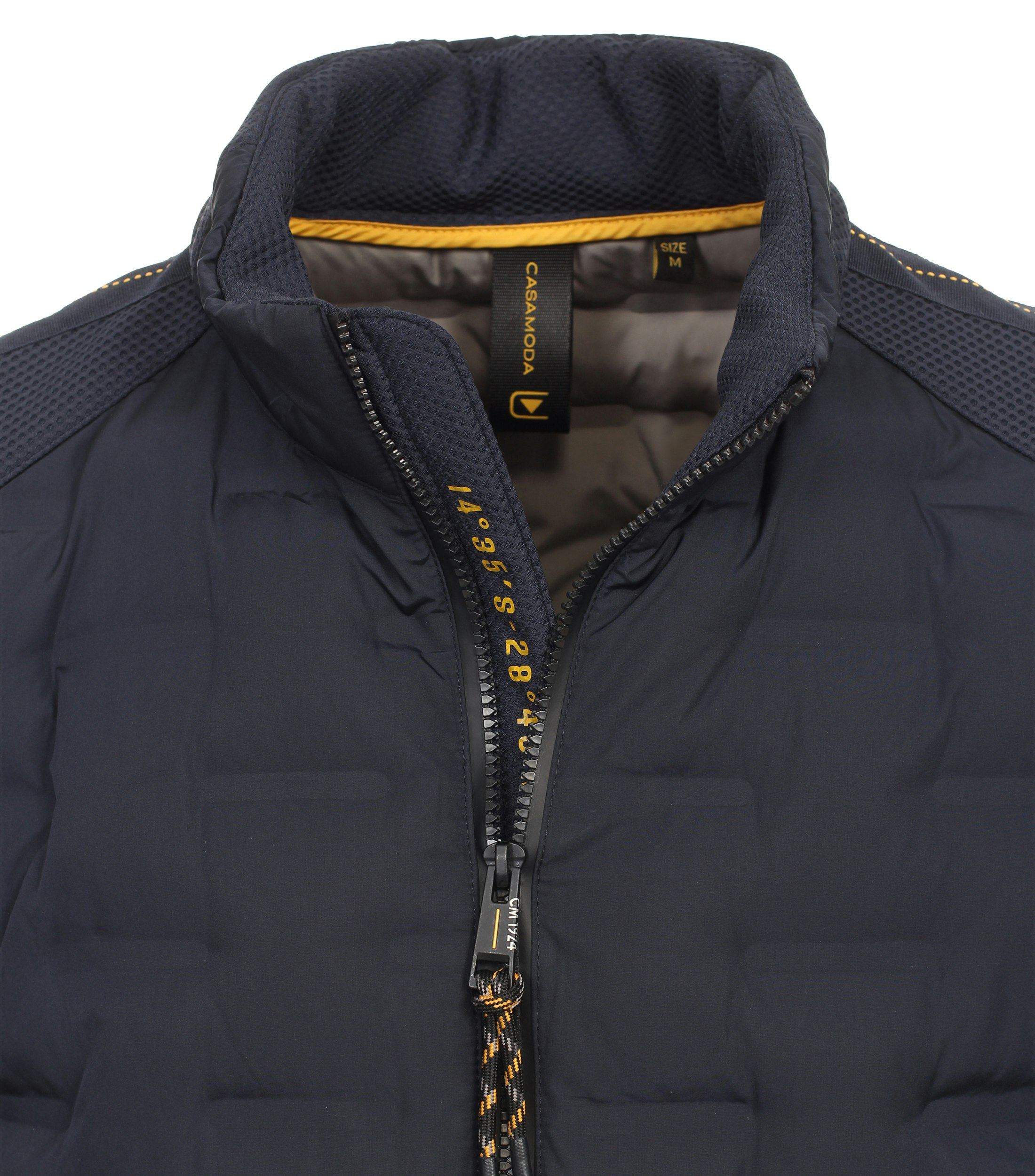 Ein Jacke im uni Muster in der Farbe Dunkelblau