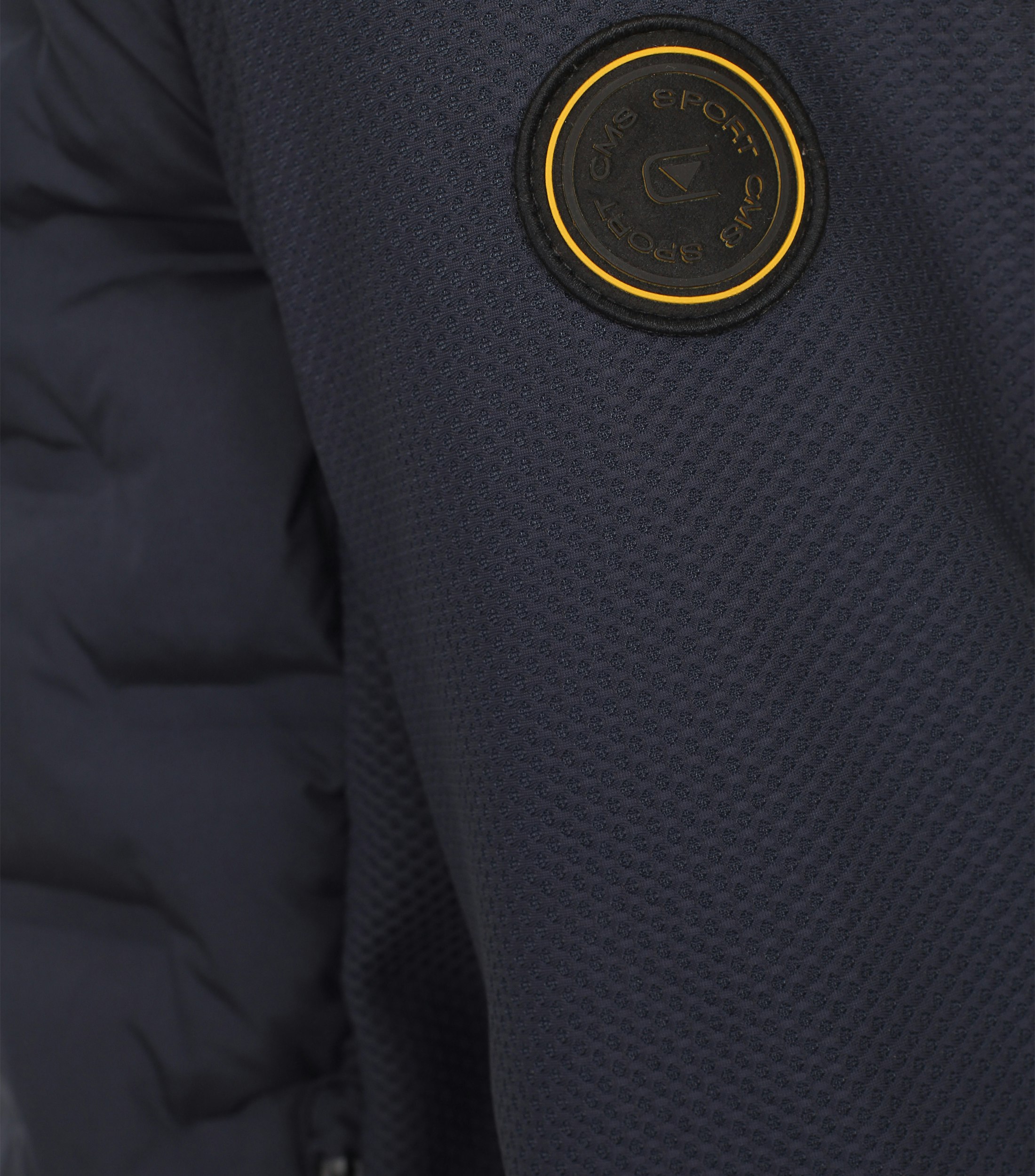 Ein Jacke im uni Muster in der Farbe Dunkelblau