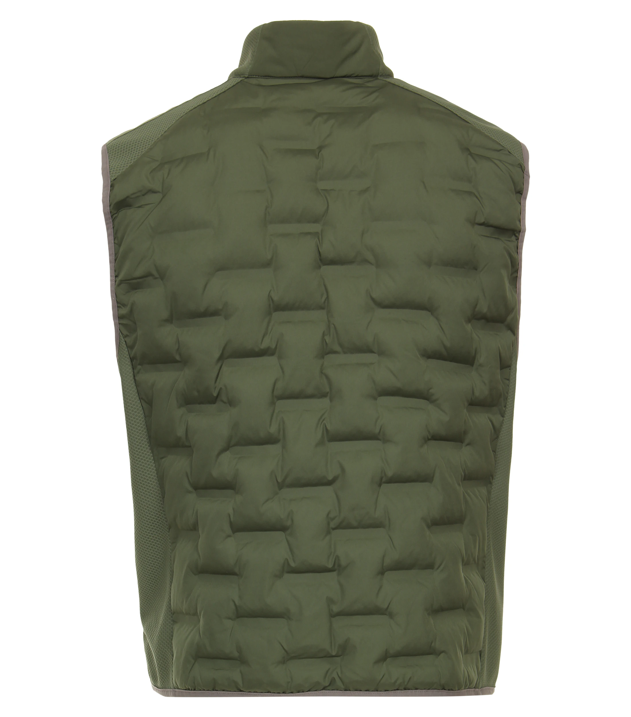 Weste im unifarbenen Design in der Farbe Olive