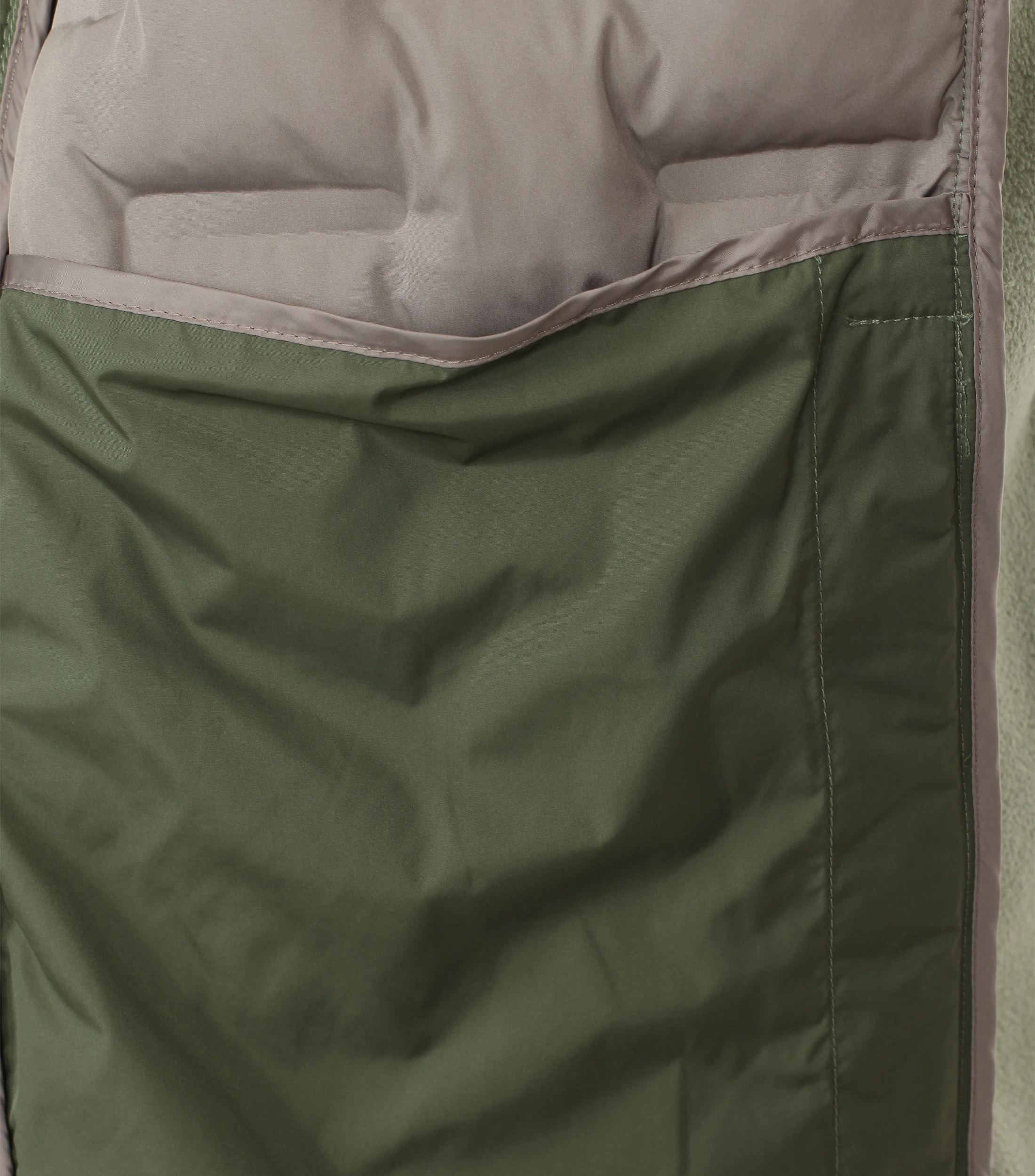 Weste im unifarbenen Design in der Farbe Olive