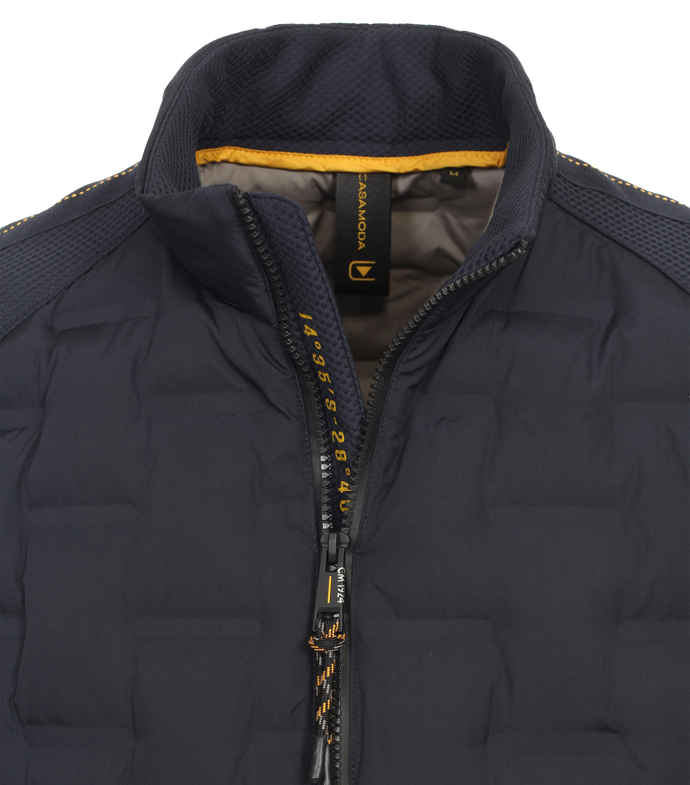 Ein Weste im uni Muster in der Farbe Dunkelblau