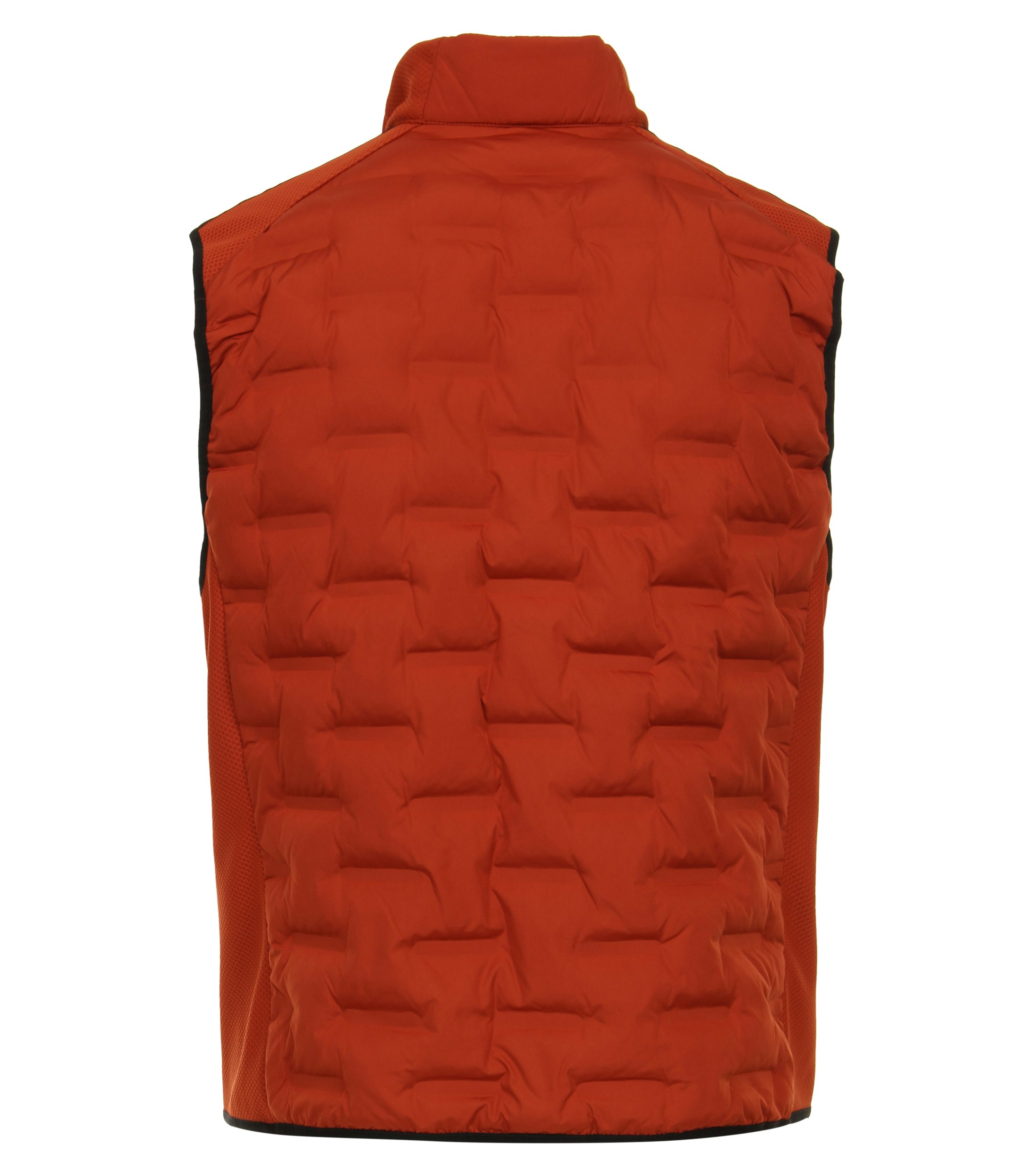 Ein Weste im uni Muster in der Farbe Orange