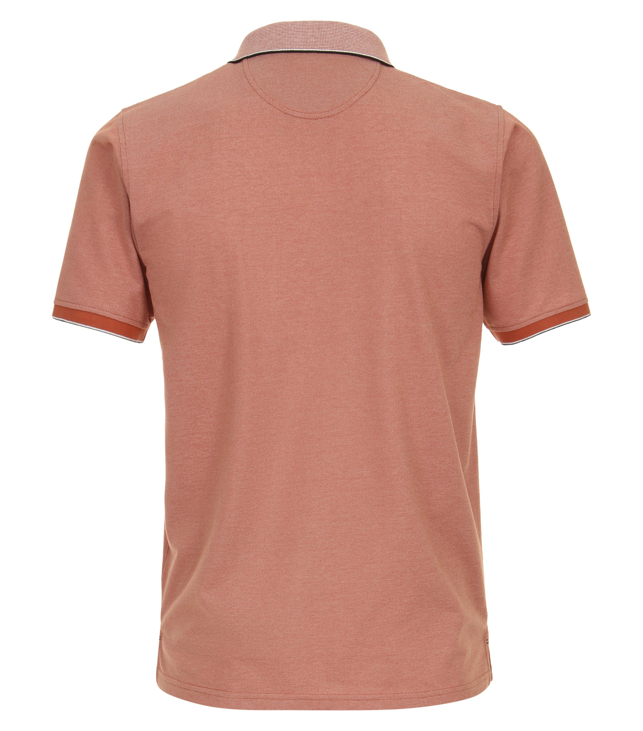 Ein Polo-Shirt im uni Muster in der Farbe Orange