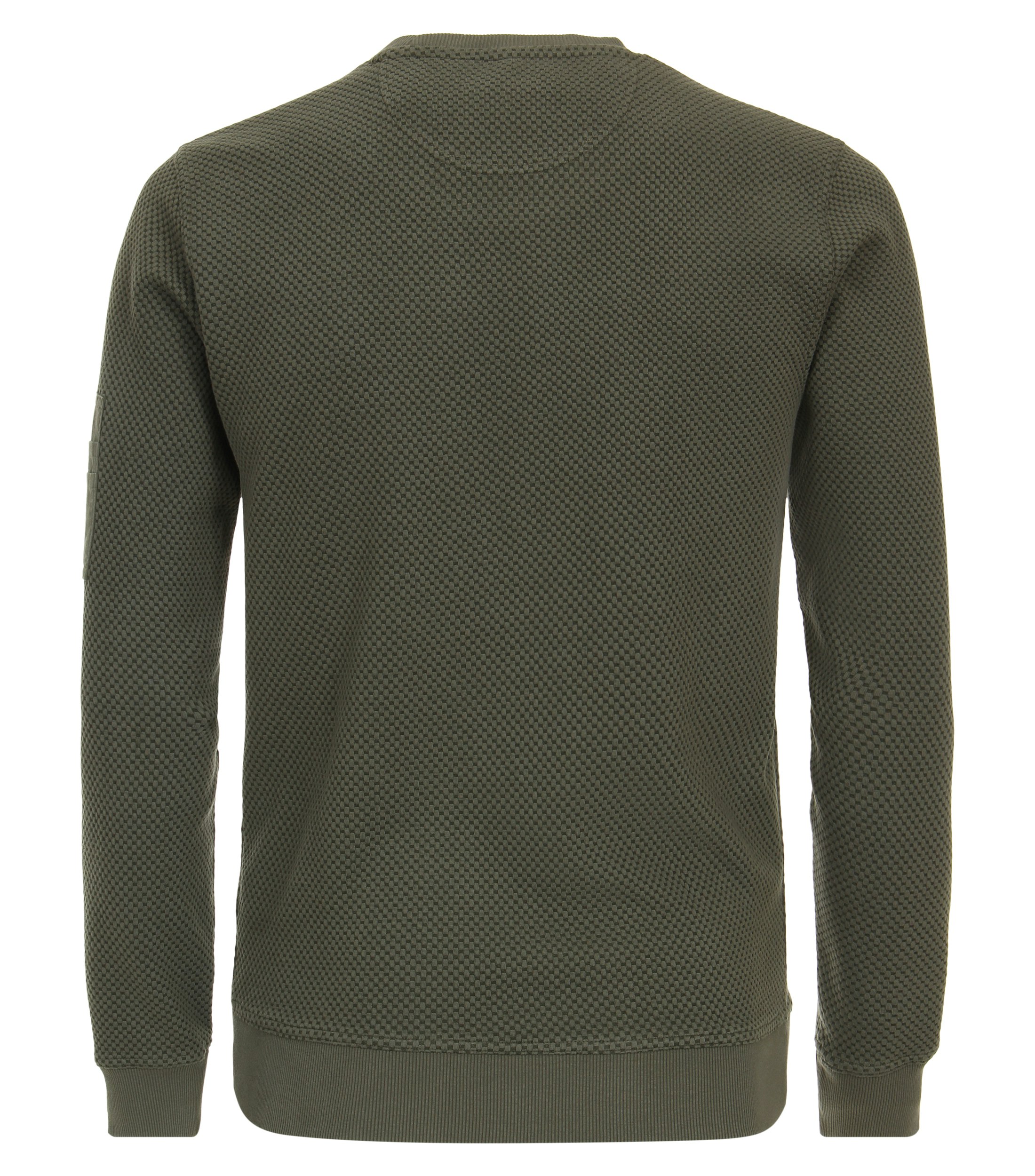 Ein Sweatshirt im uni Muster in der Farbe Grün