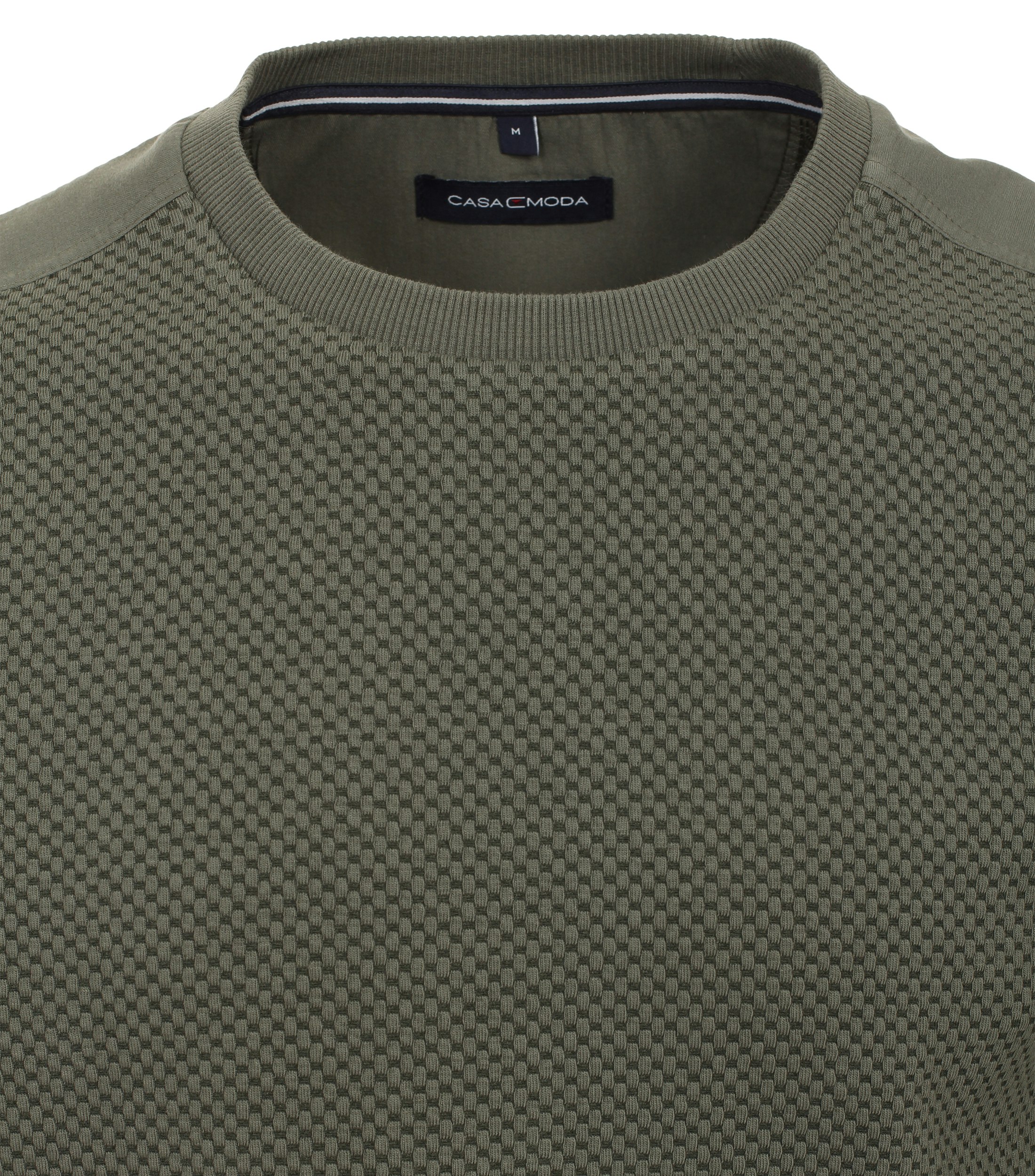 Ein Sweatshirt im uni Muster in der Farbe Grün