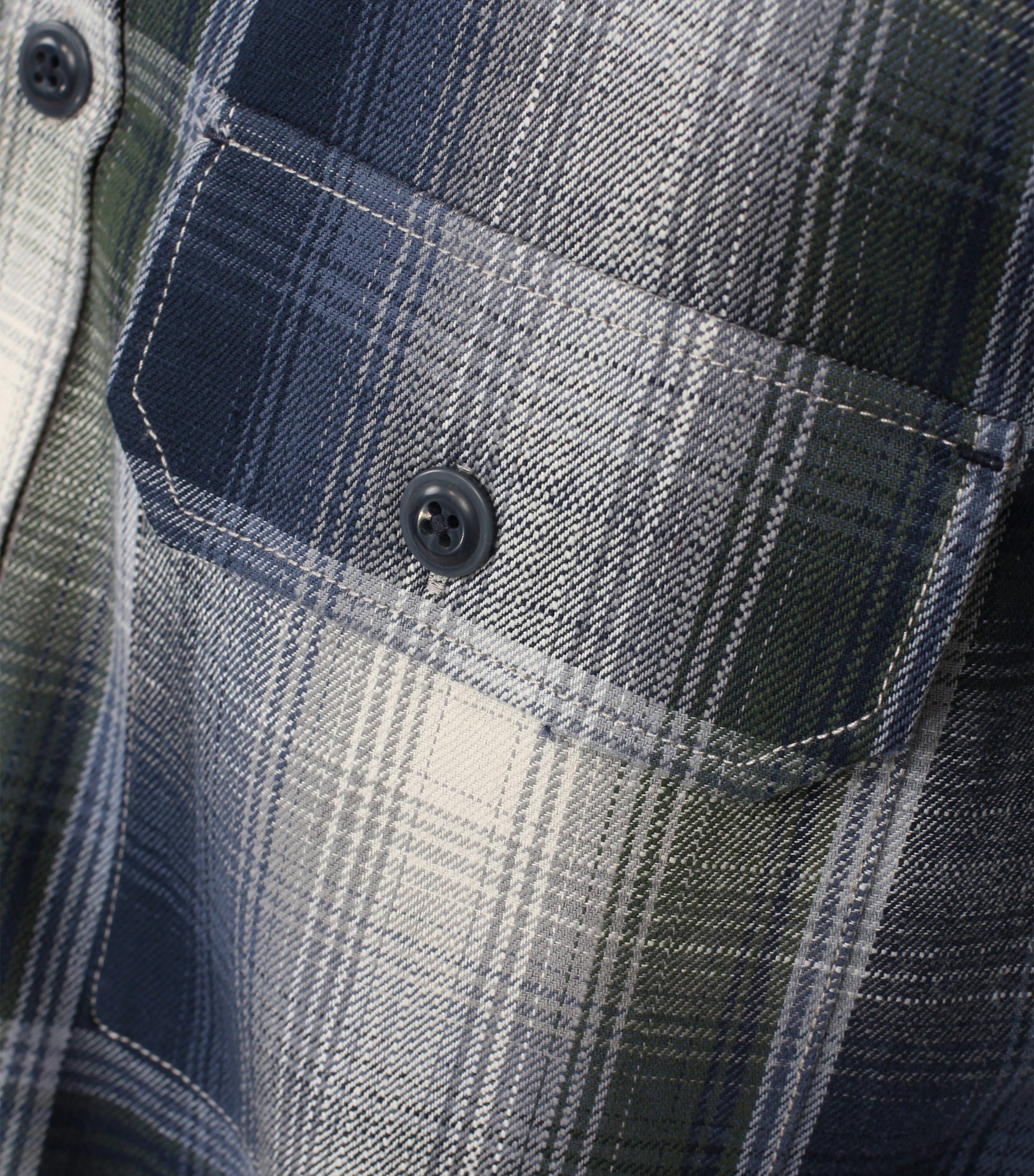 Ein Freizeithemd im uni Muster in der Farbe Grün