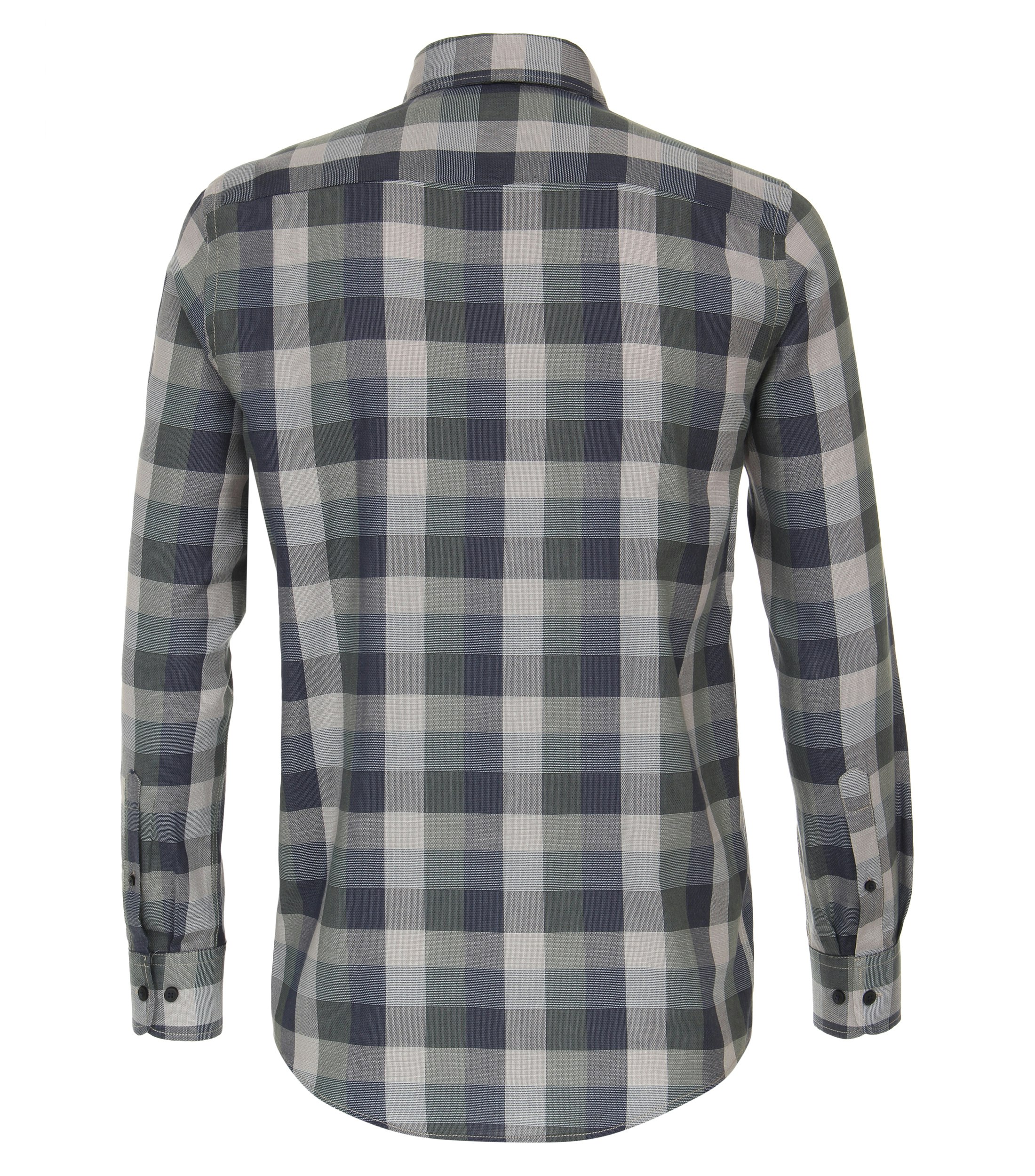 Ein Freizeithemd im kariert Muster in der Farbe Grün