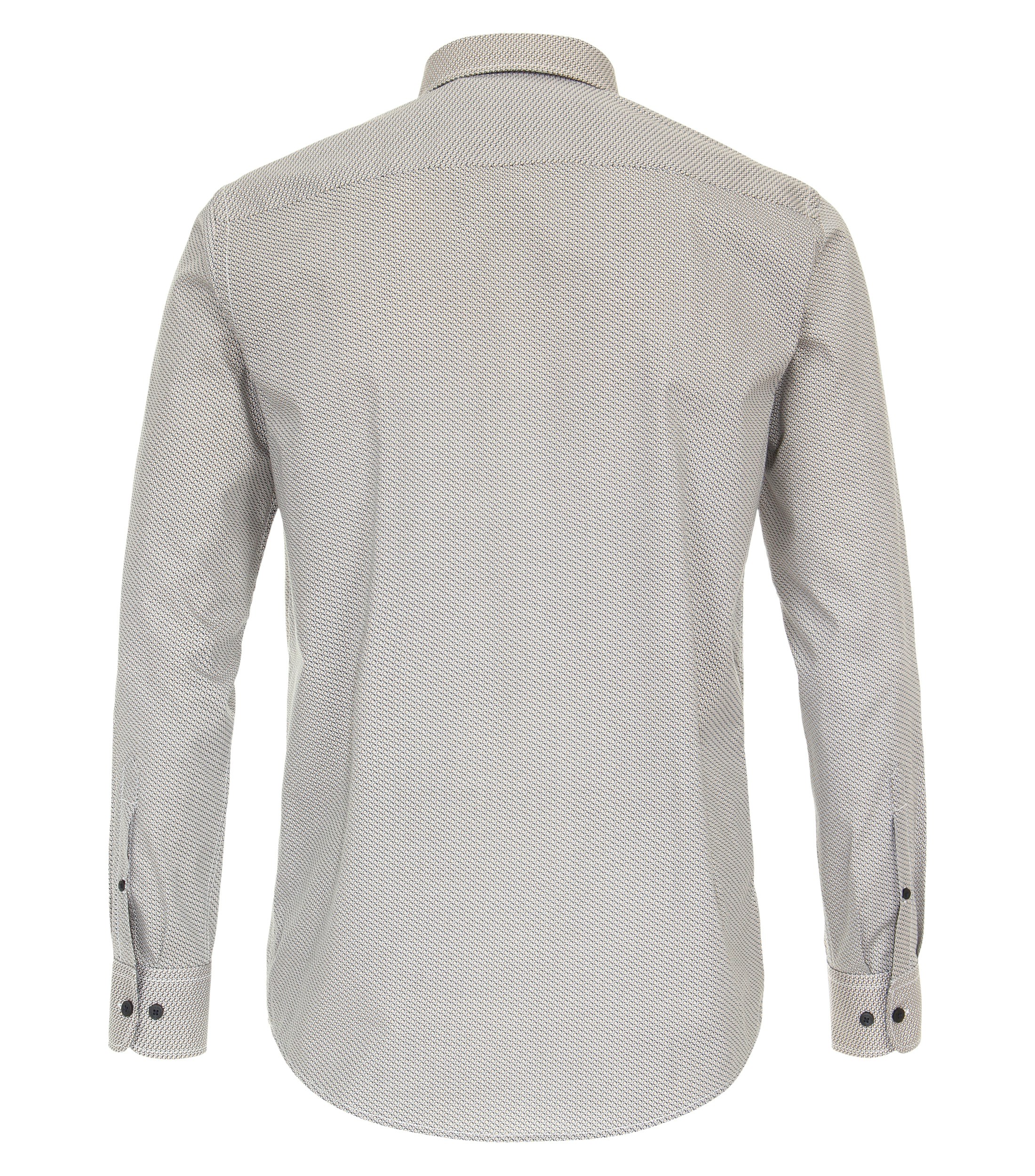 Ein Freizeithemd im uni Muster in der Farbe Gelb