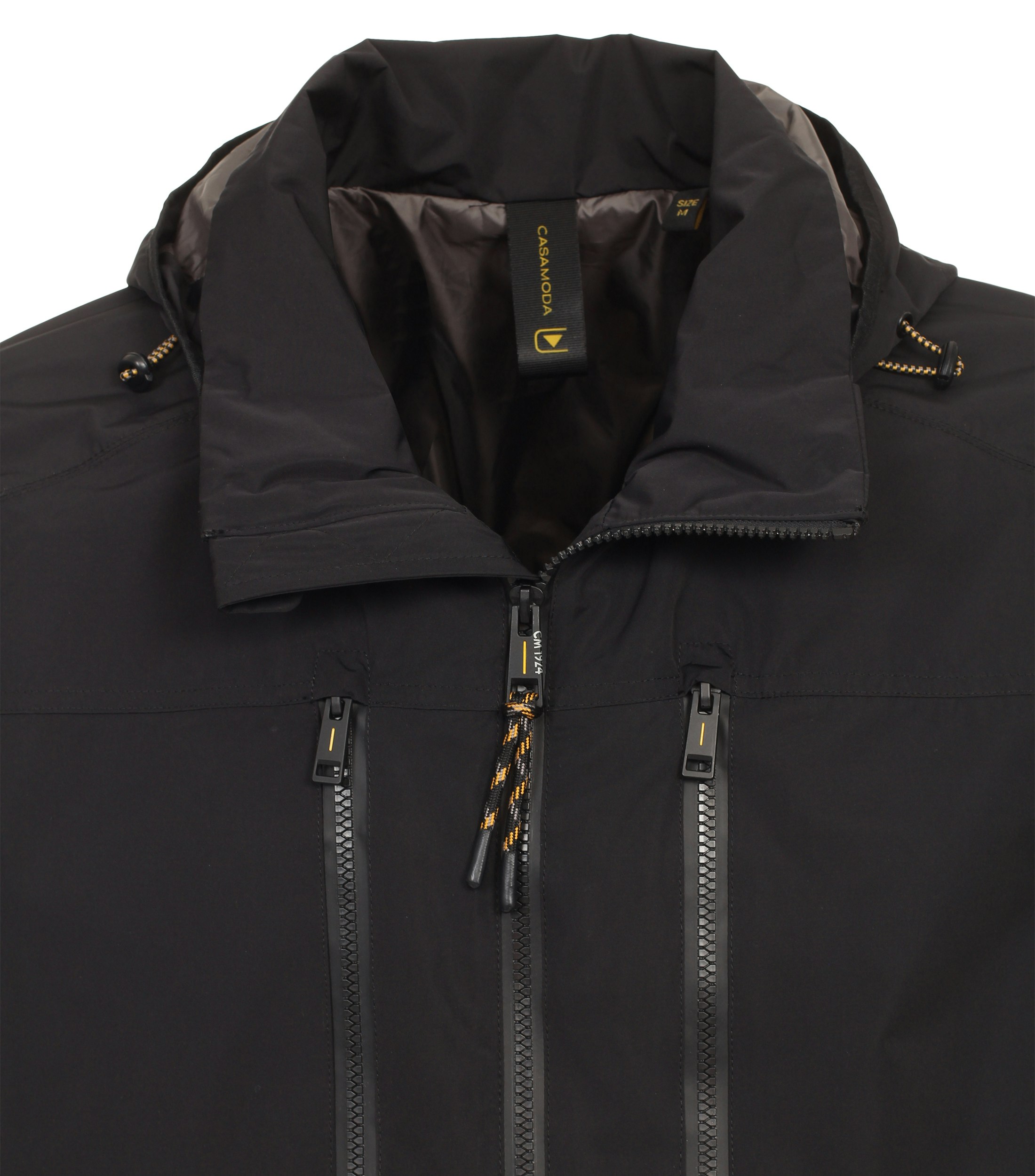 Ein Jacke im uni Muster in der Farbe Schwarz