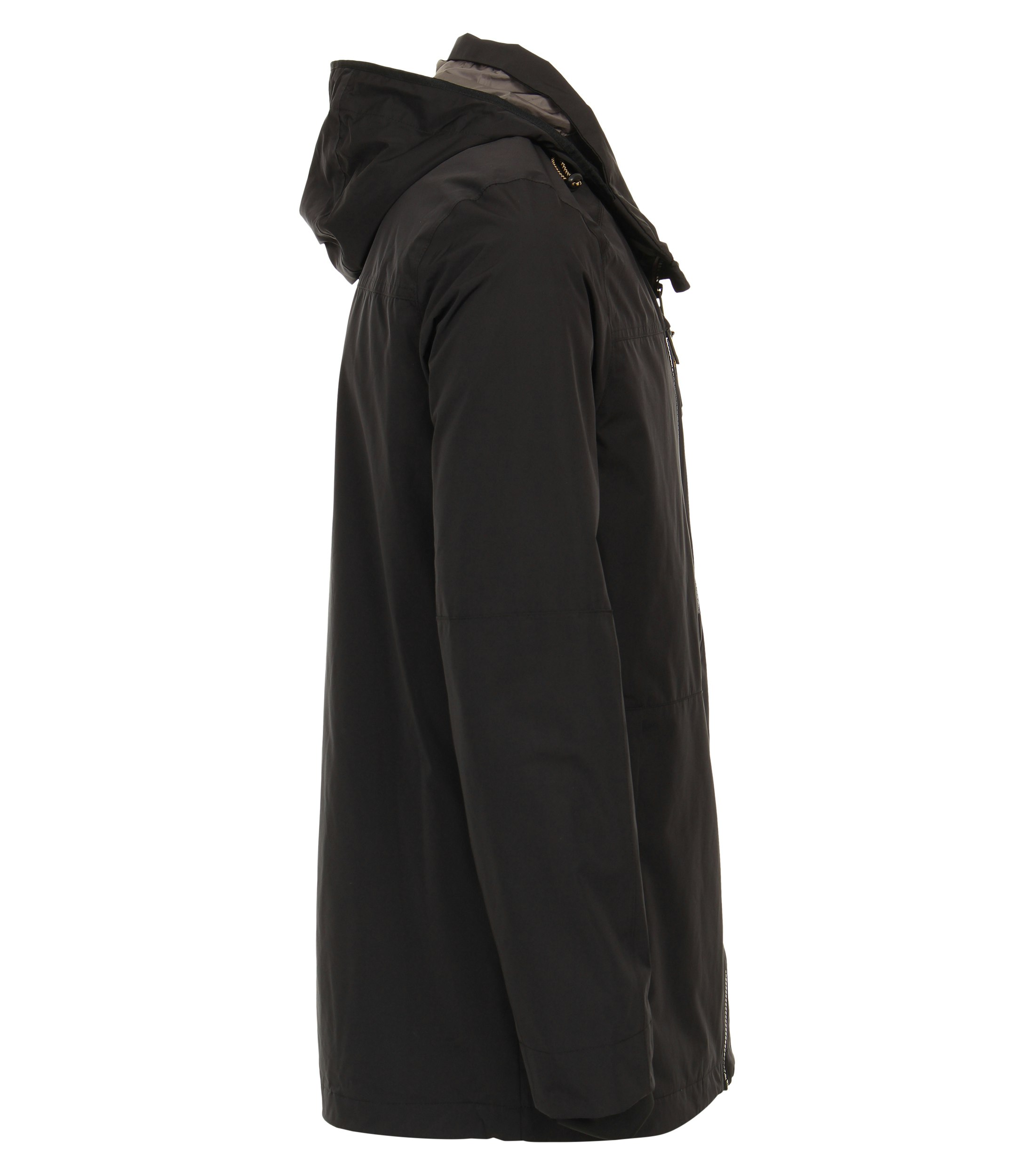 Ein Jacke im uni Muster in der Farbe Schwarz