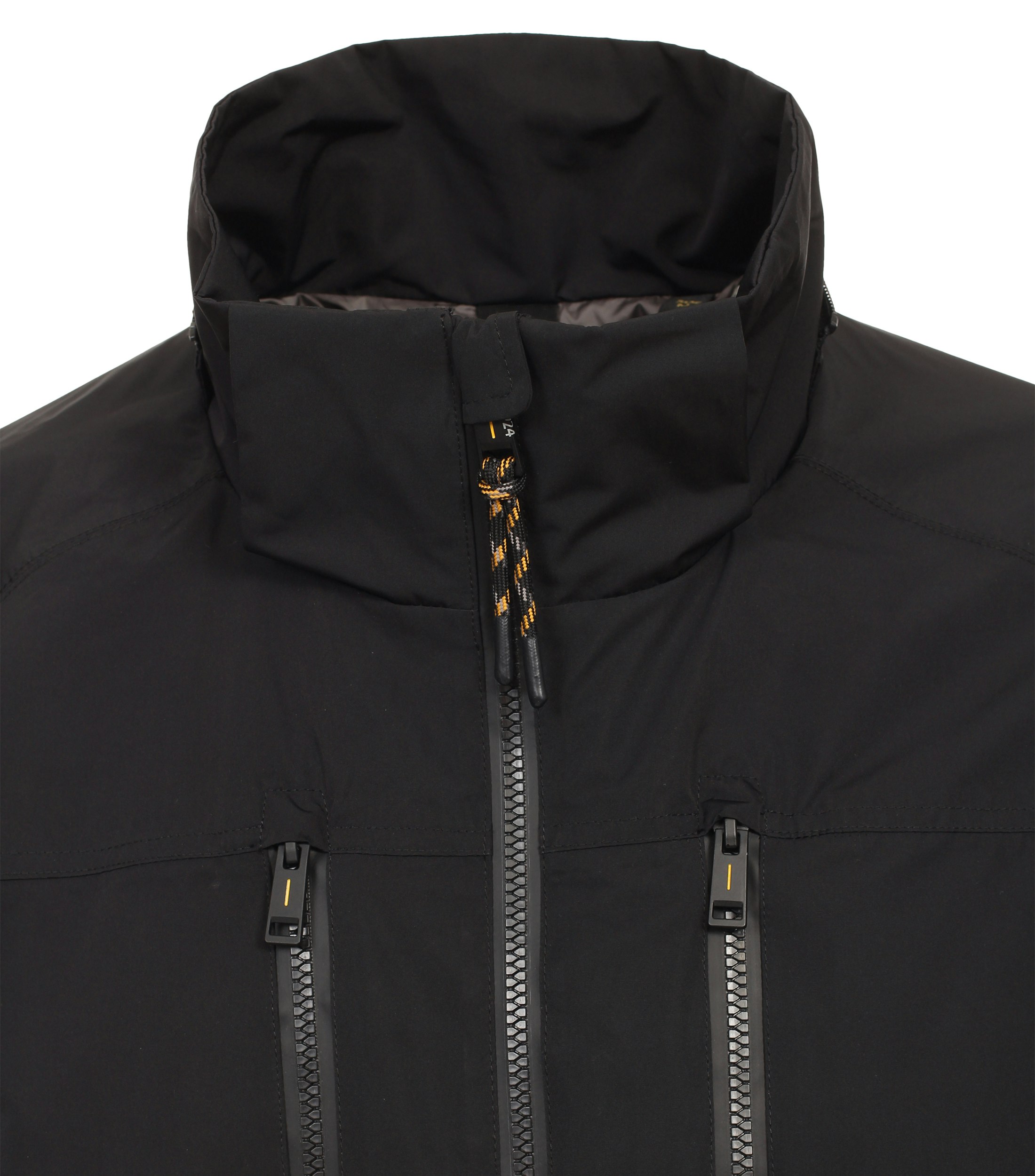 Ein Jacke im uni Muster in der Farbe Schwarz