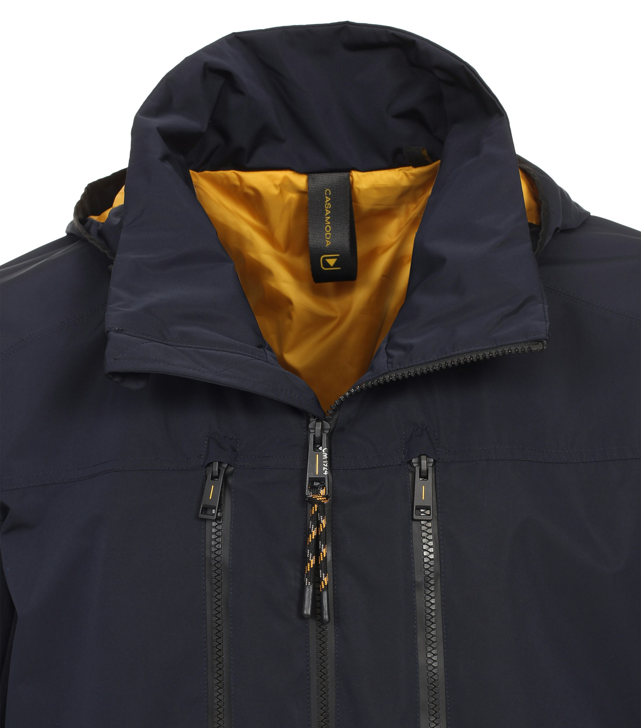 Softshelljacke im unifarbenen Design in der Farbe Dunkelblau