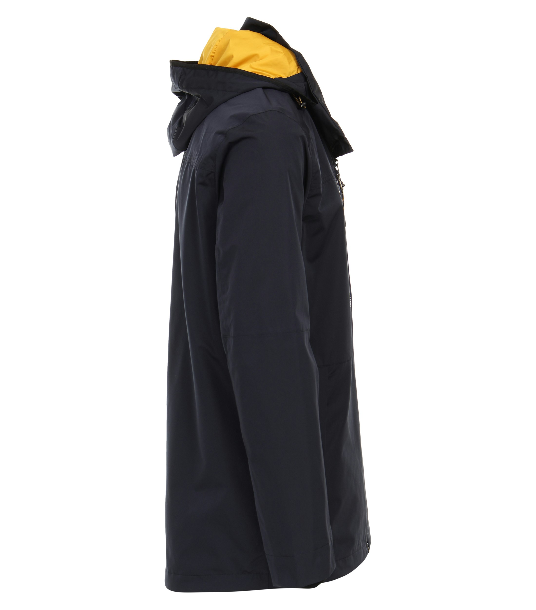 Ein Jacke im uni Muster in der Farbe Dunkelblau