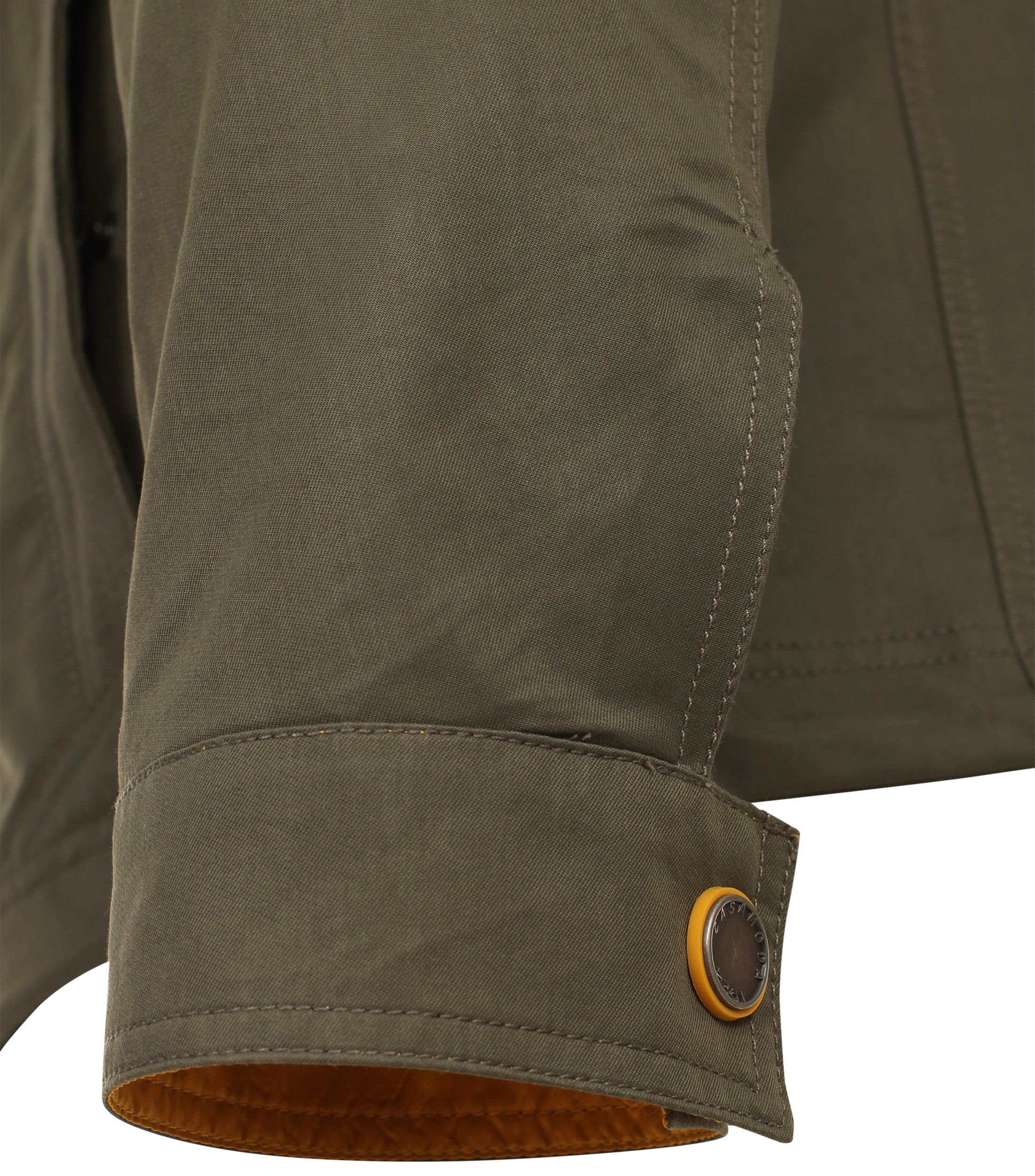 Ein Jacke im uni Muster in der Farbe Grün