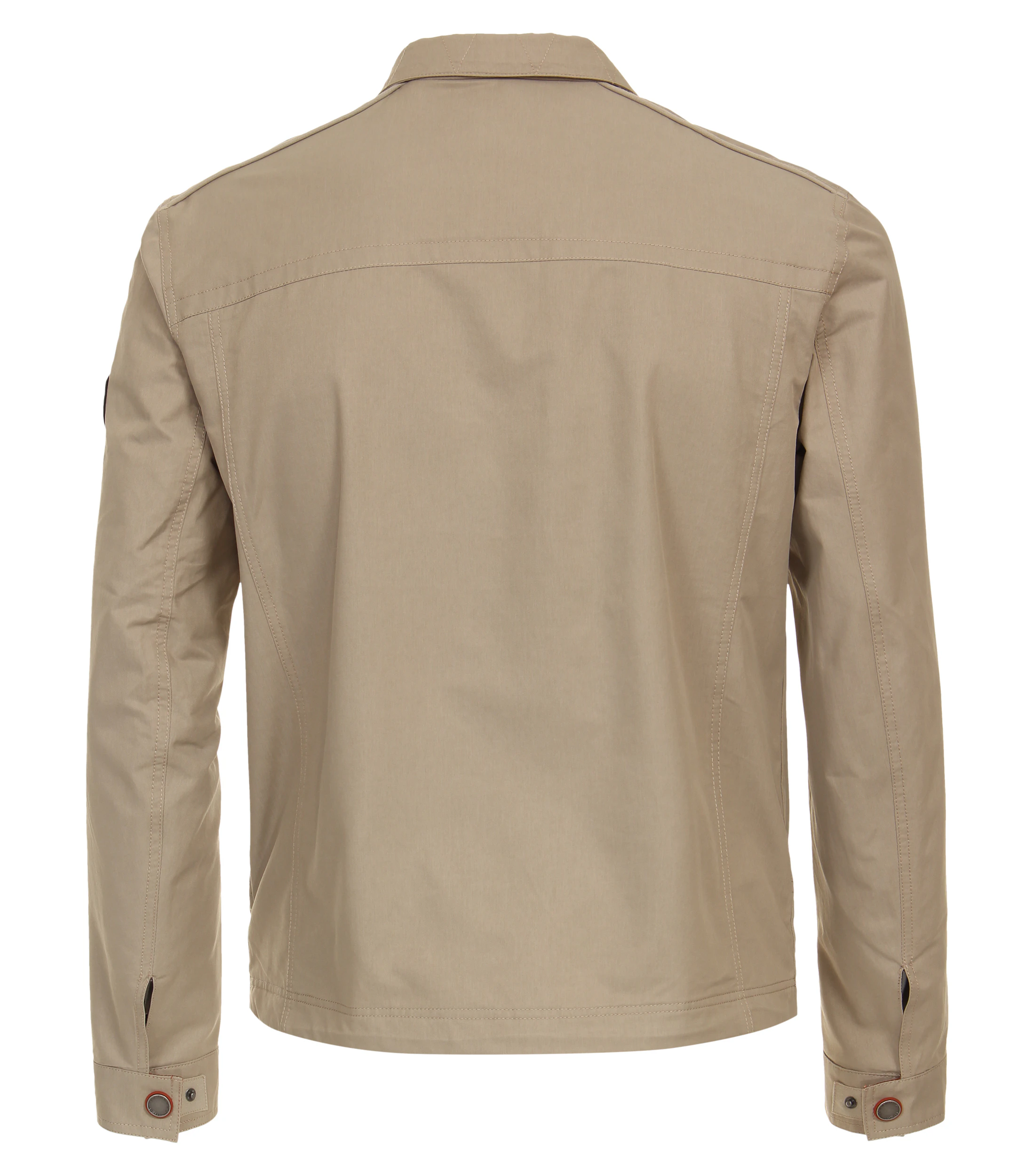 Jacke im unifarbenen Design in der Farbe Beige