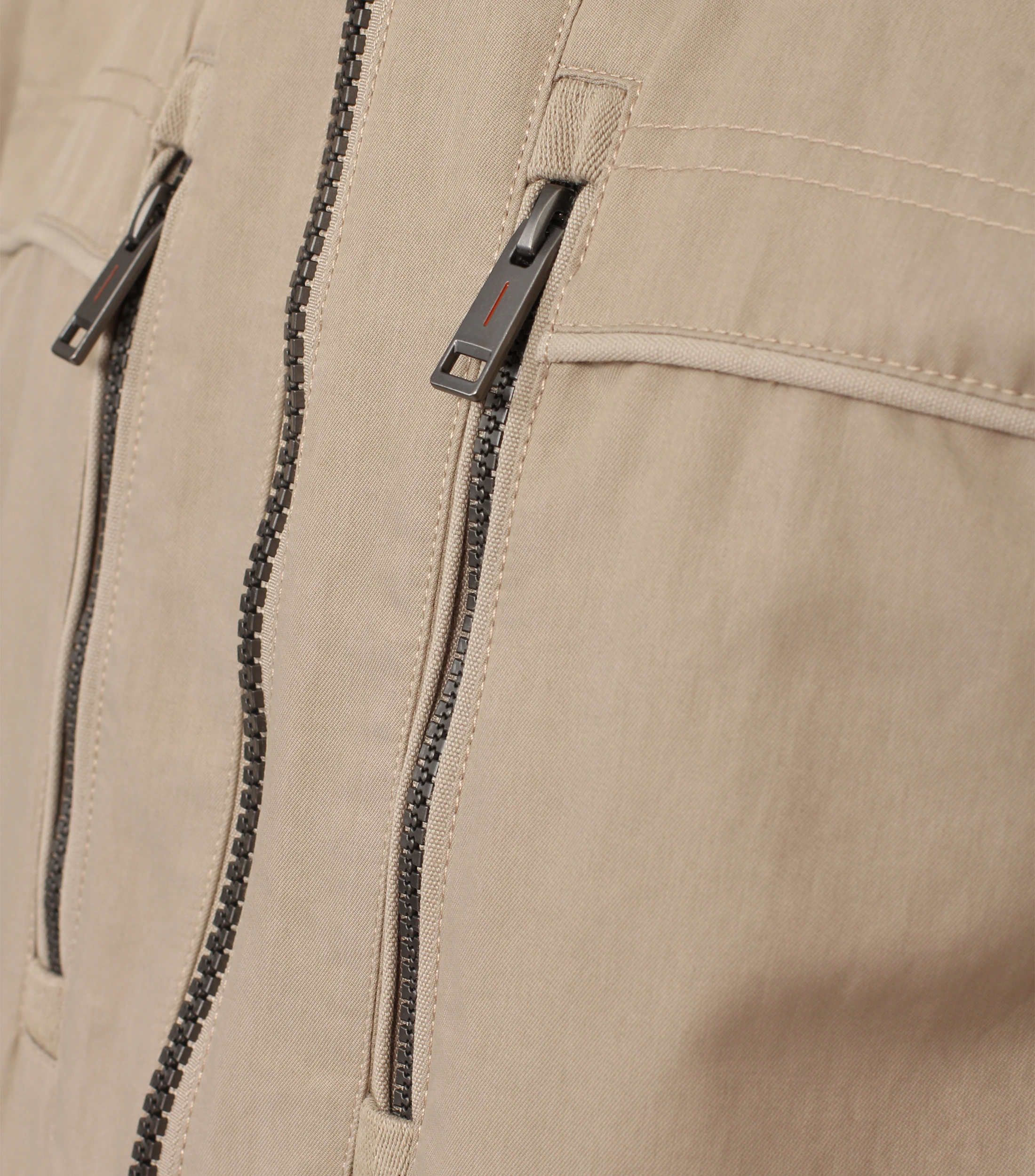 Jacke im unifarbenen Design in der Farbe Beige