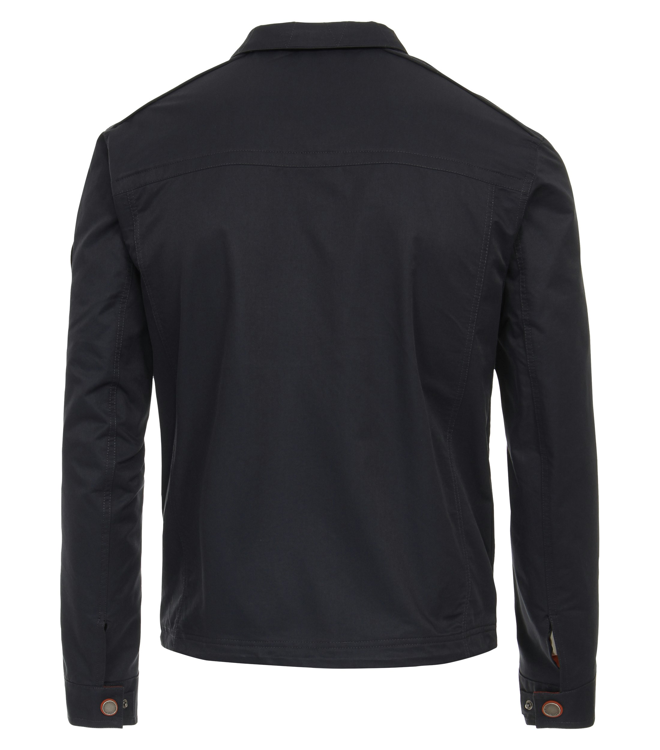 Ein Jacke im uni Muster in der Farbe Dunkelblau