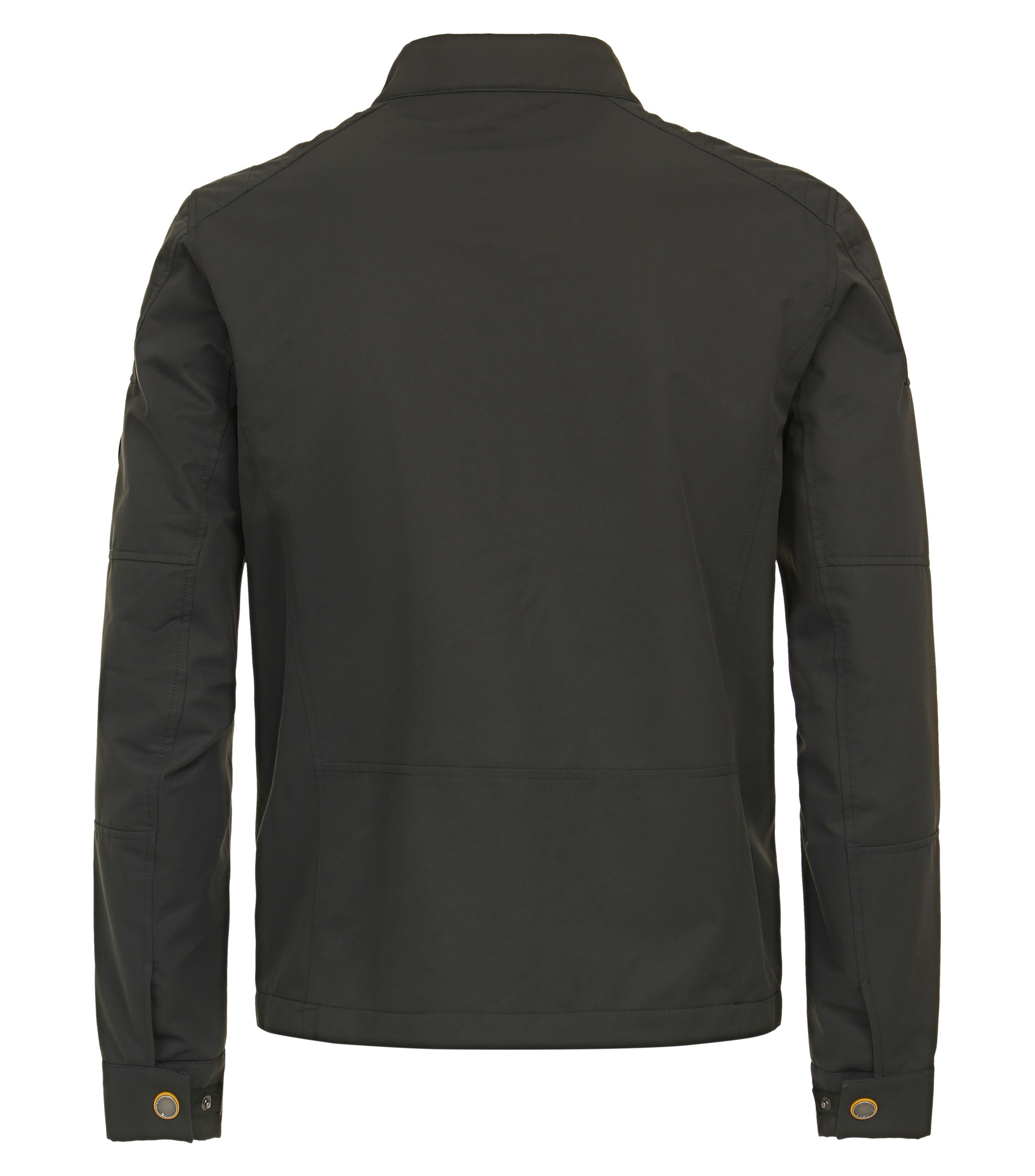 Ein Jacke im uni Muster in der Farbe Grün