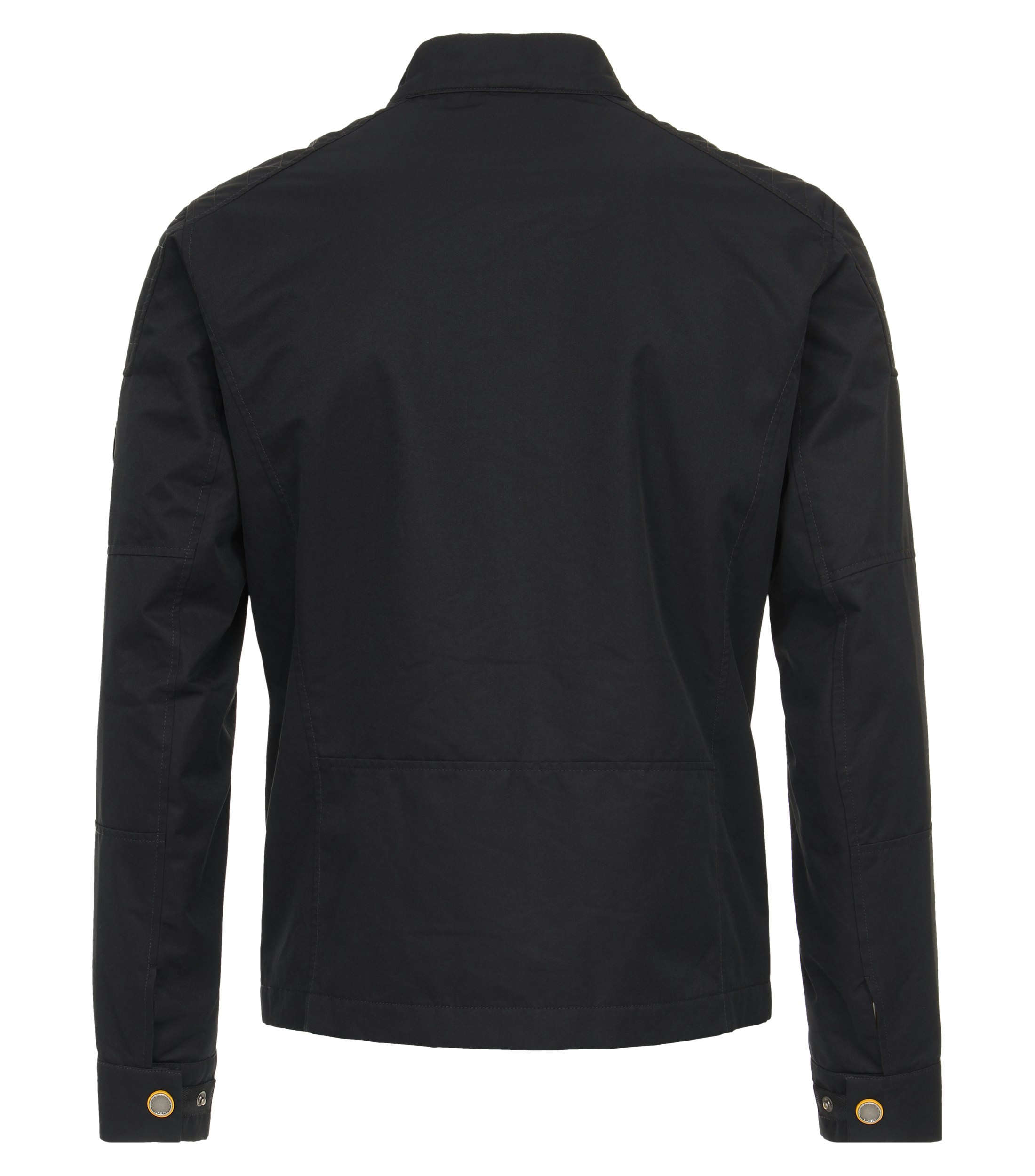 Ein Jacke im uni Muster in der Farbe Dunkelblau