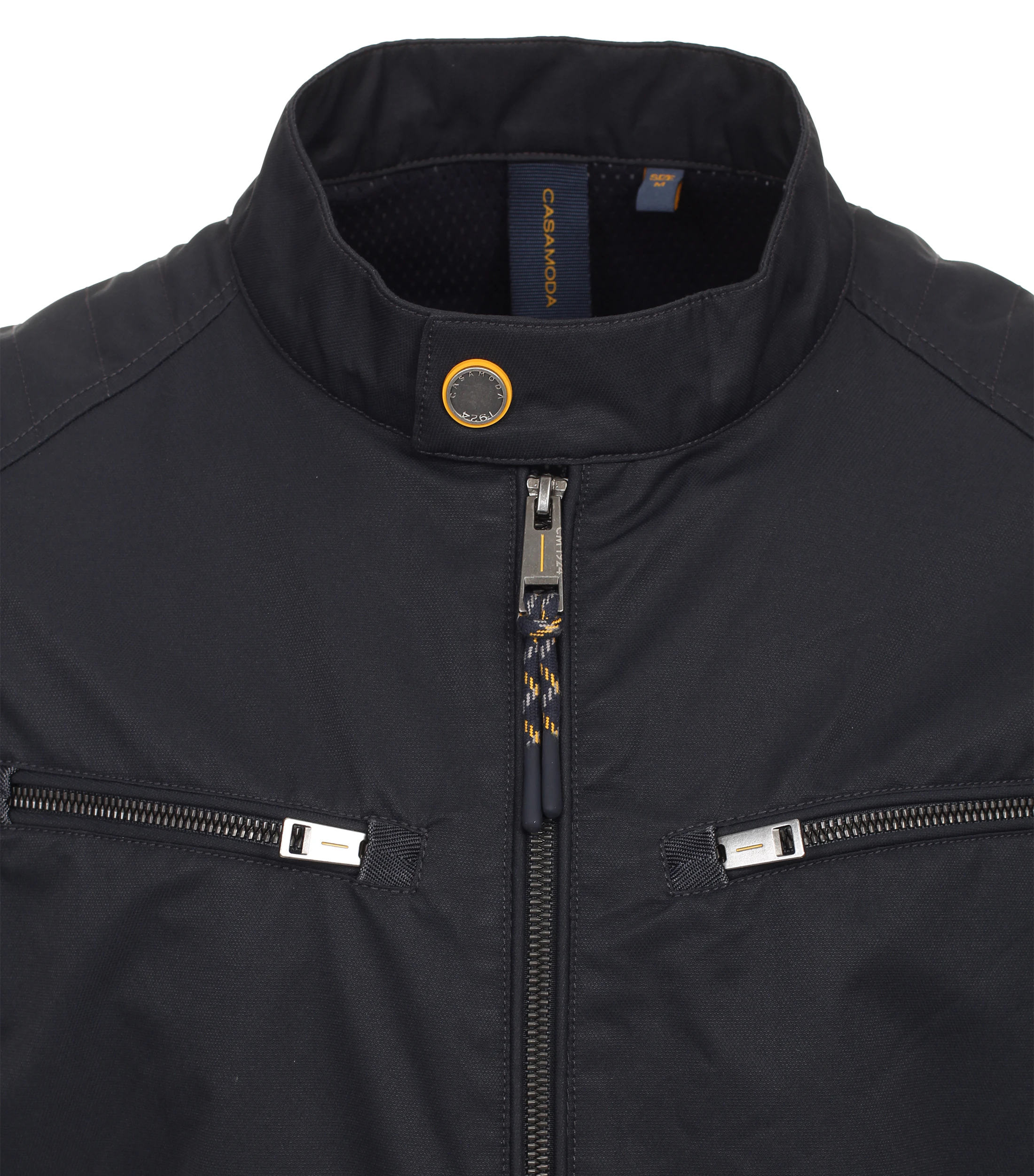 Jacke im unifarbenen Design in der Farbe Dunkelblau