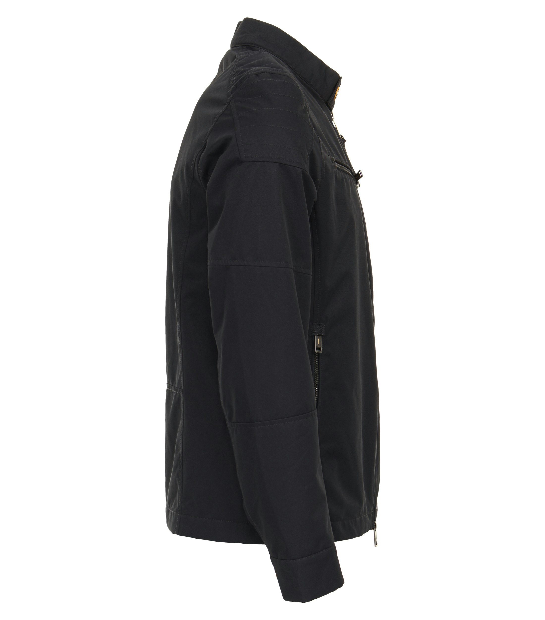 Ein Jacke im uni Muster in der Farbe Dunkelblau