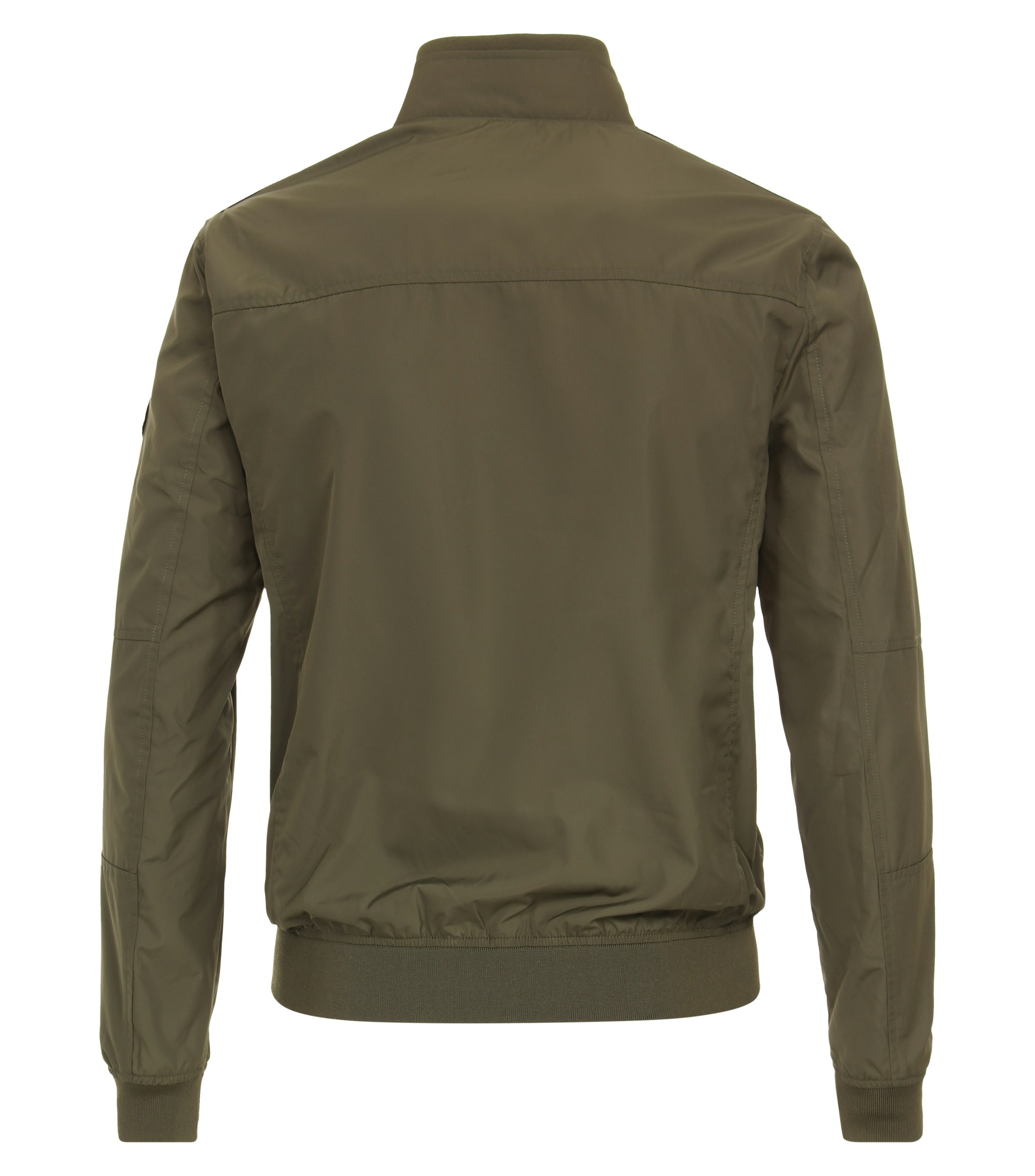 Jacke im unifarbenen Design in der Farbe Grün