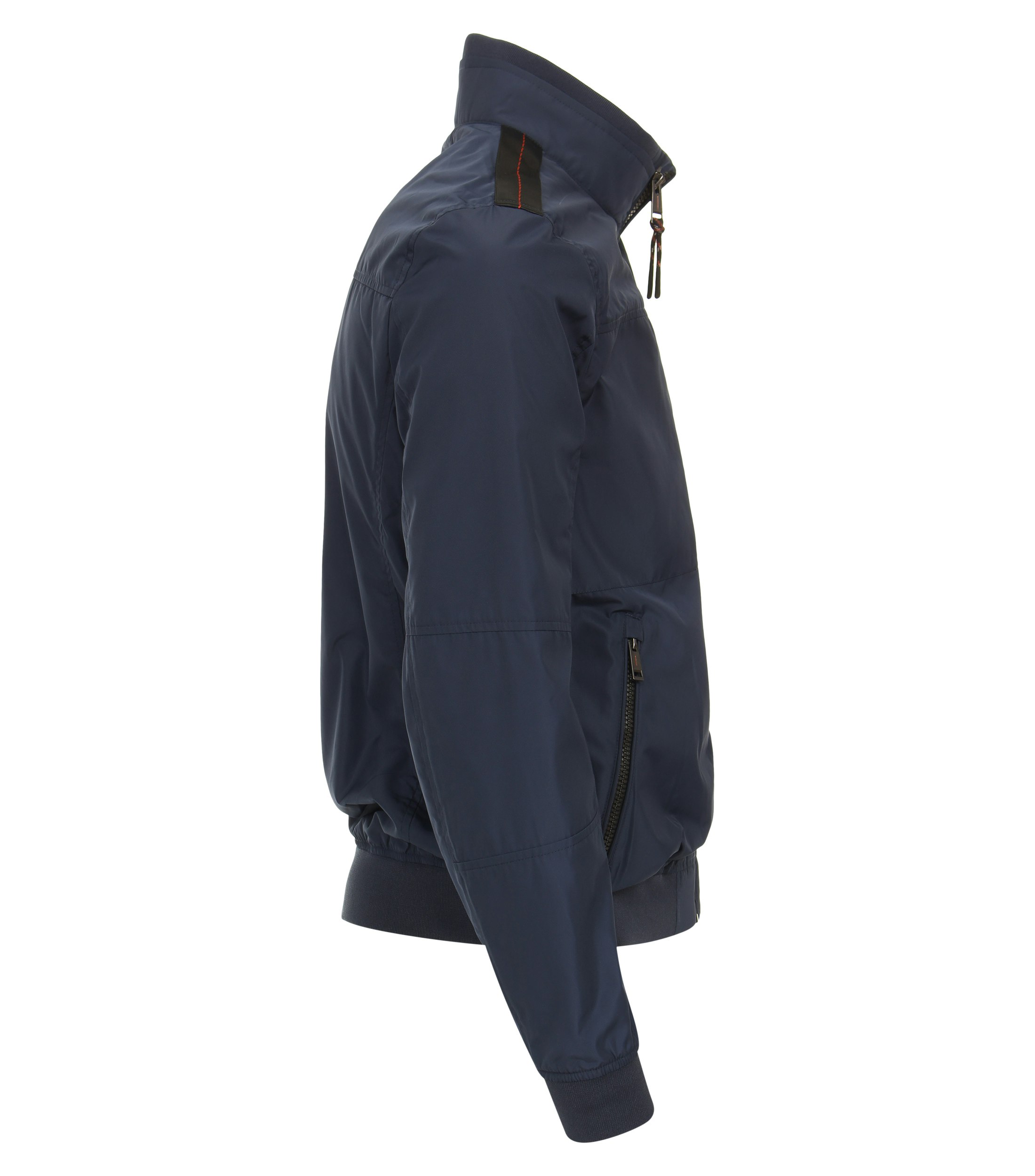 Ein Jacke im uni Muster in der Farbe Dunkelblau