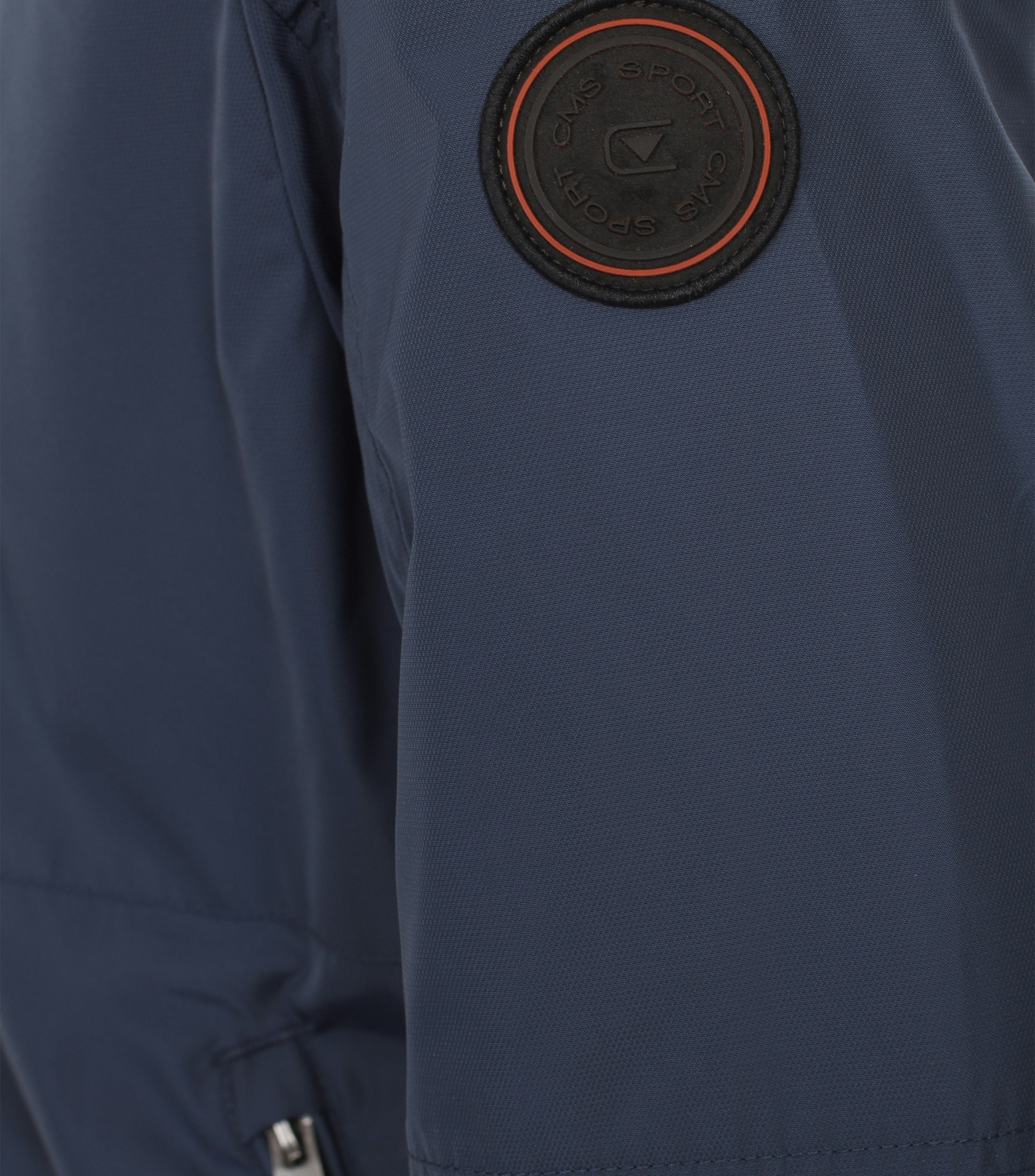 Ein Jacke im uni Muster in der Farbe Dunkelblau