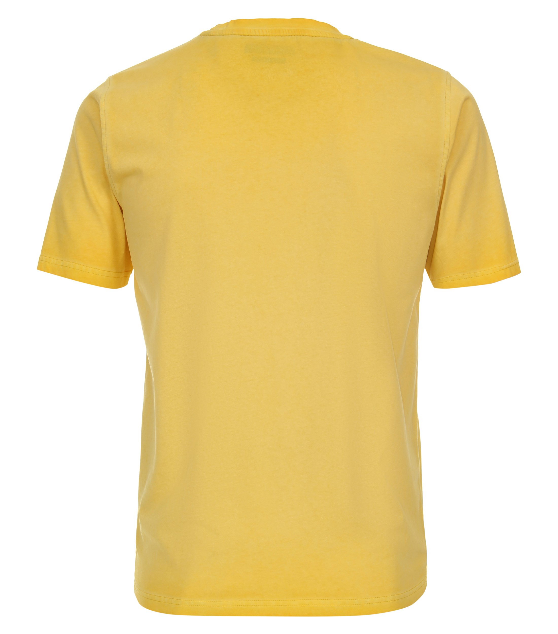 Ein T-Shirt im Print Muster in der Farbe Gelb