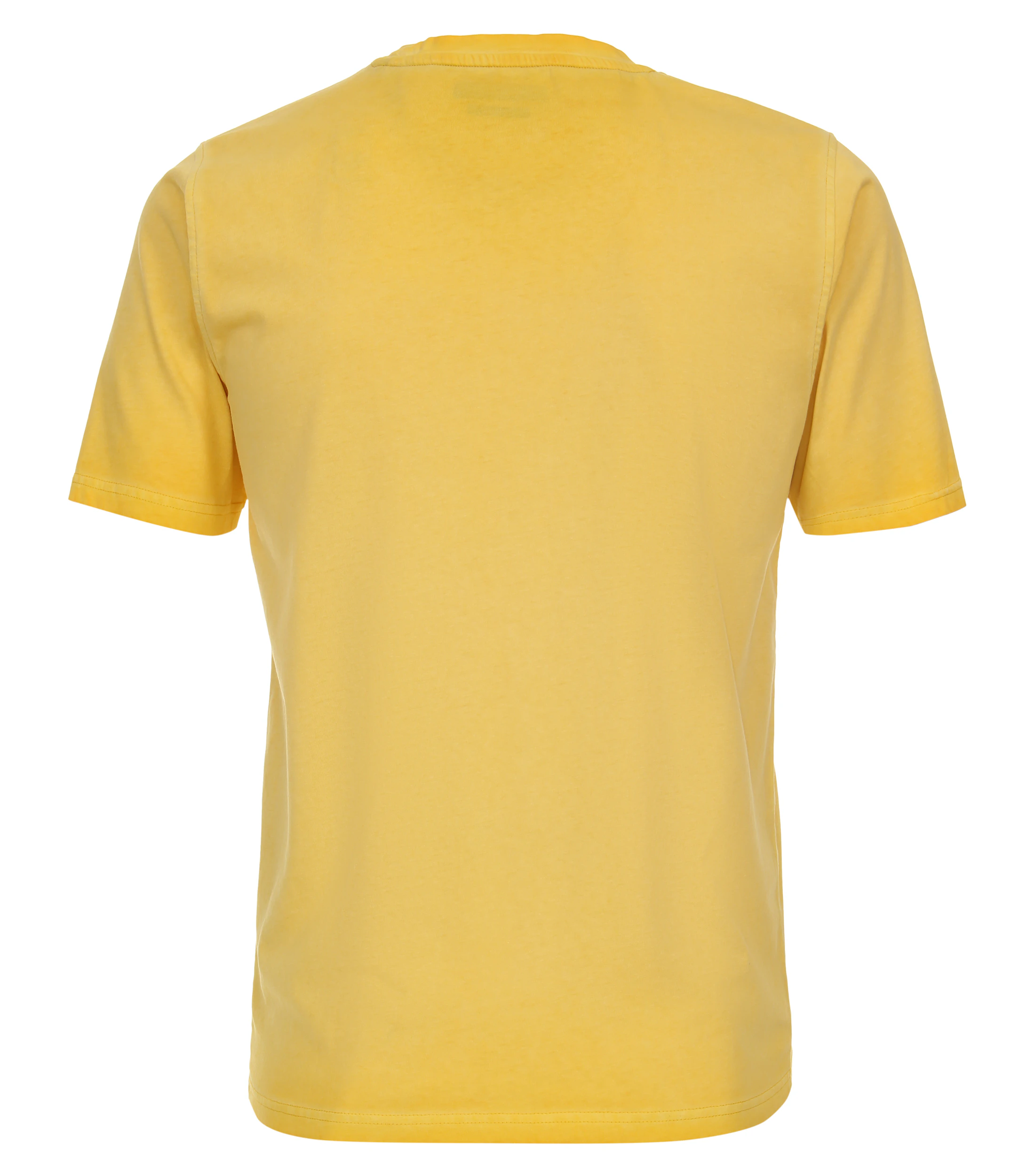 T-Shirt im unifarbenen Design in der Farbe Gelb