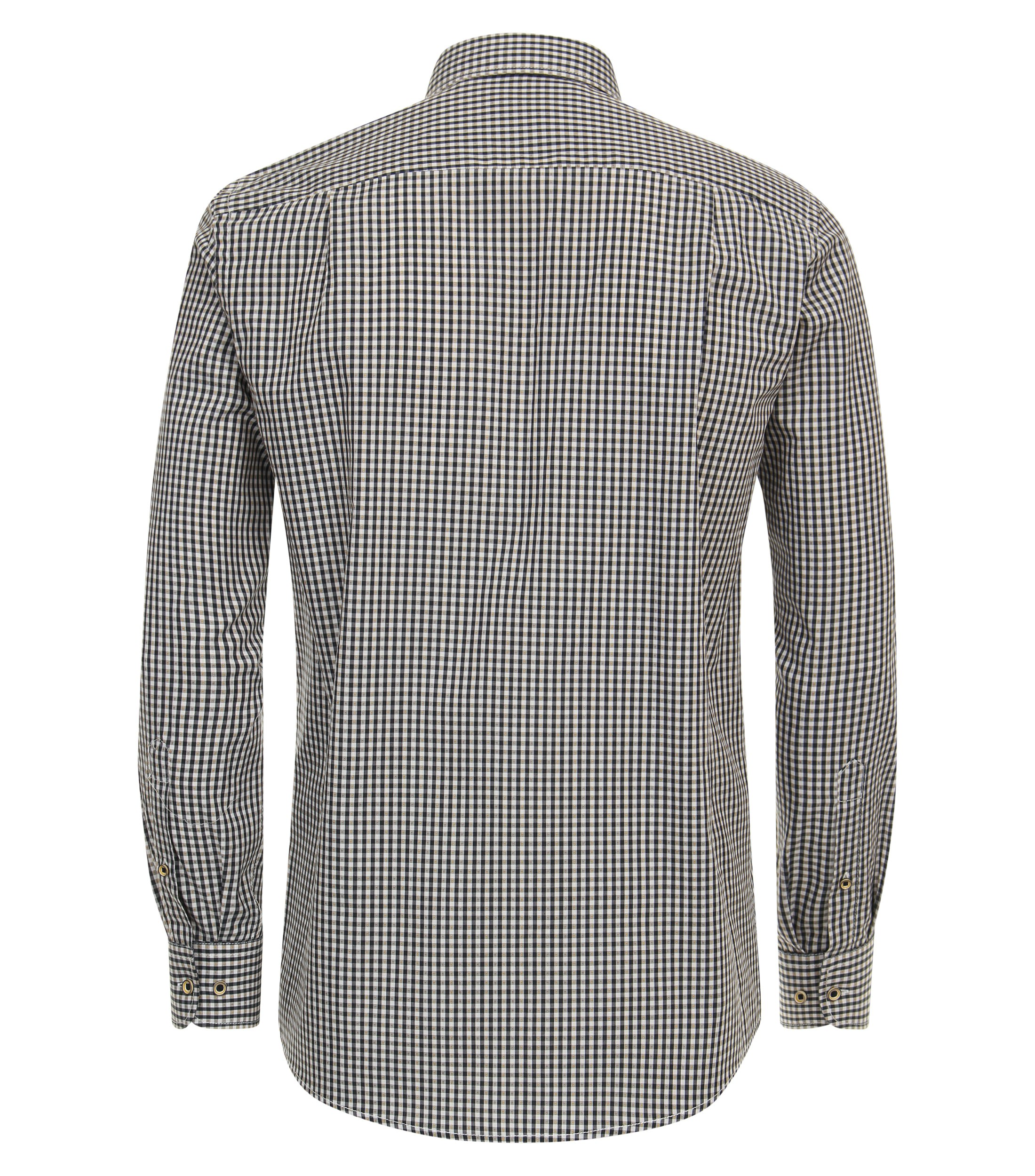 Ein Freizeithemd im kariert Muster in der Farbe Dunkelblau