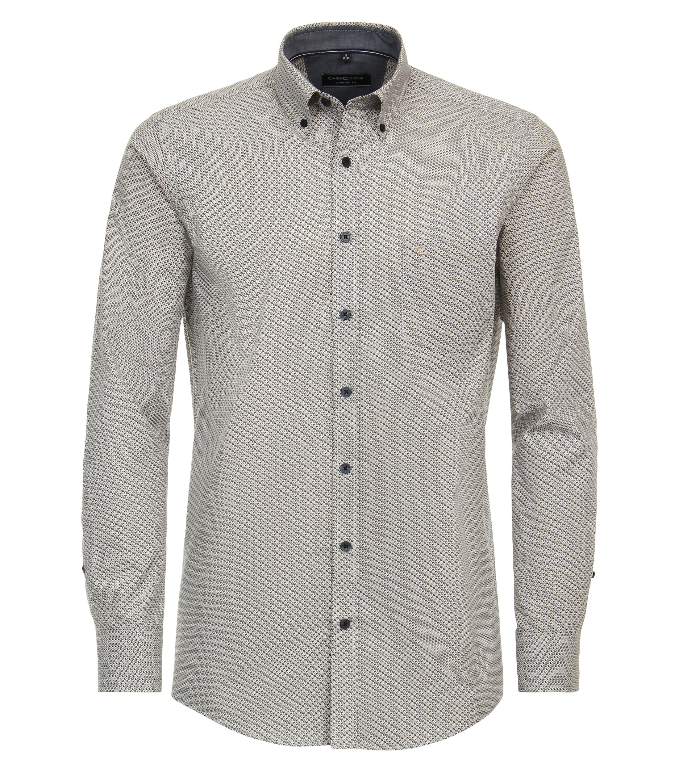 Ein Freizeithemd im Print Muster in der Farbe Gelb