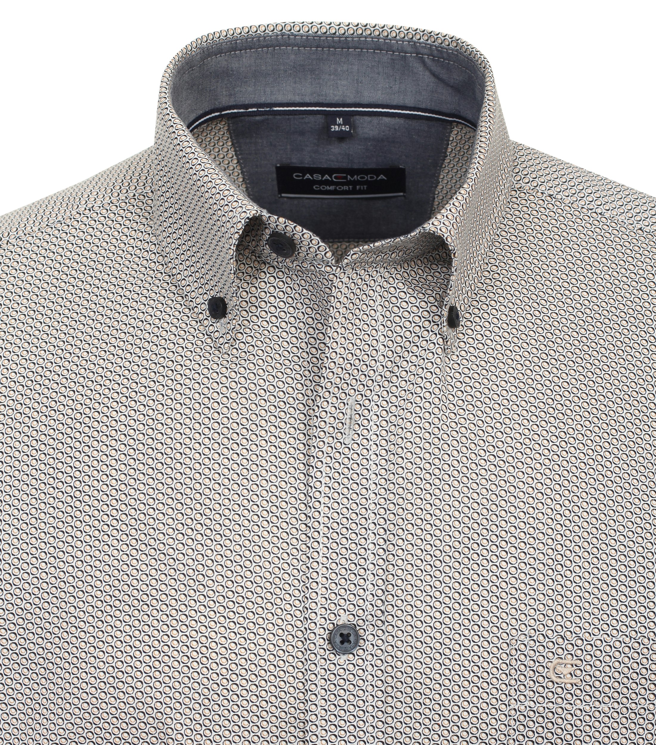 Ein Freizeithemd im Print Muster in der Farbe Gelb