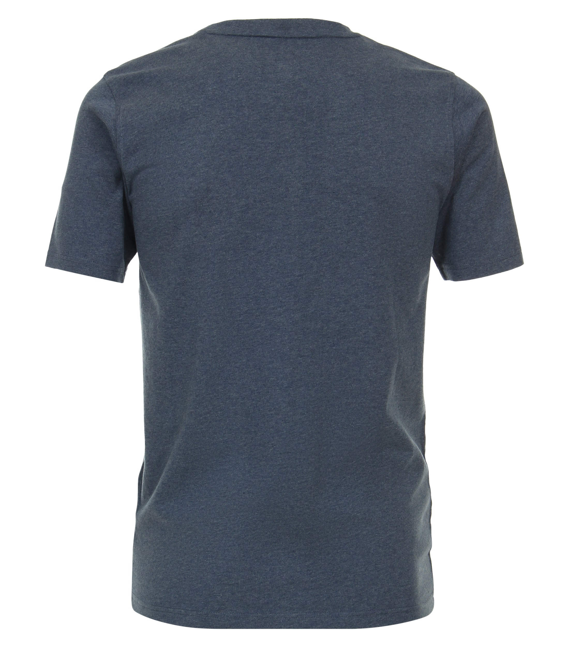 Ein T-Shirt im Print Muster in der Farbe Mittelblau