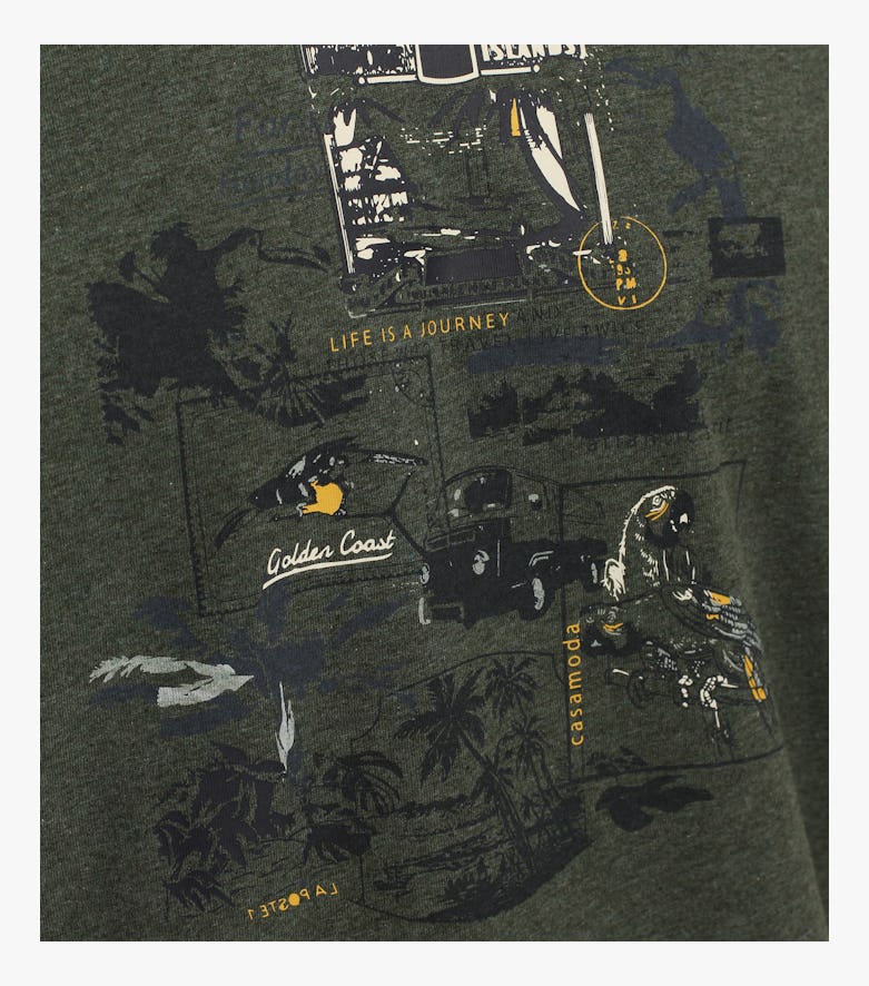 T-Shirt in Grün - CASAMODA