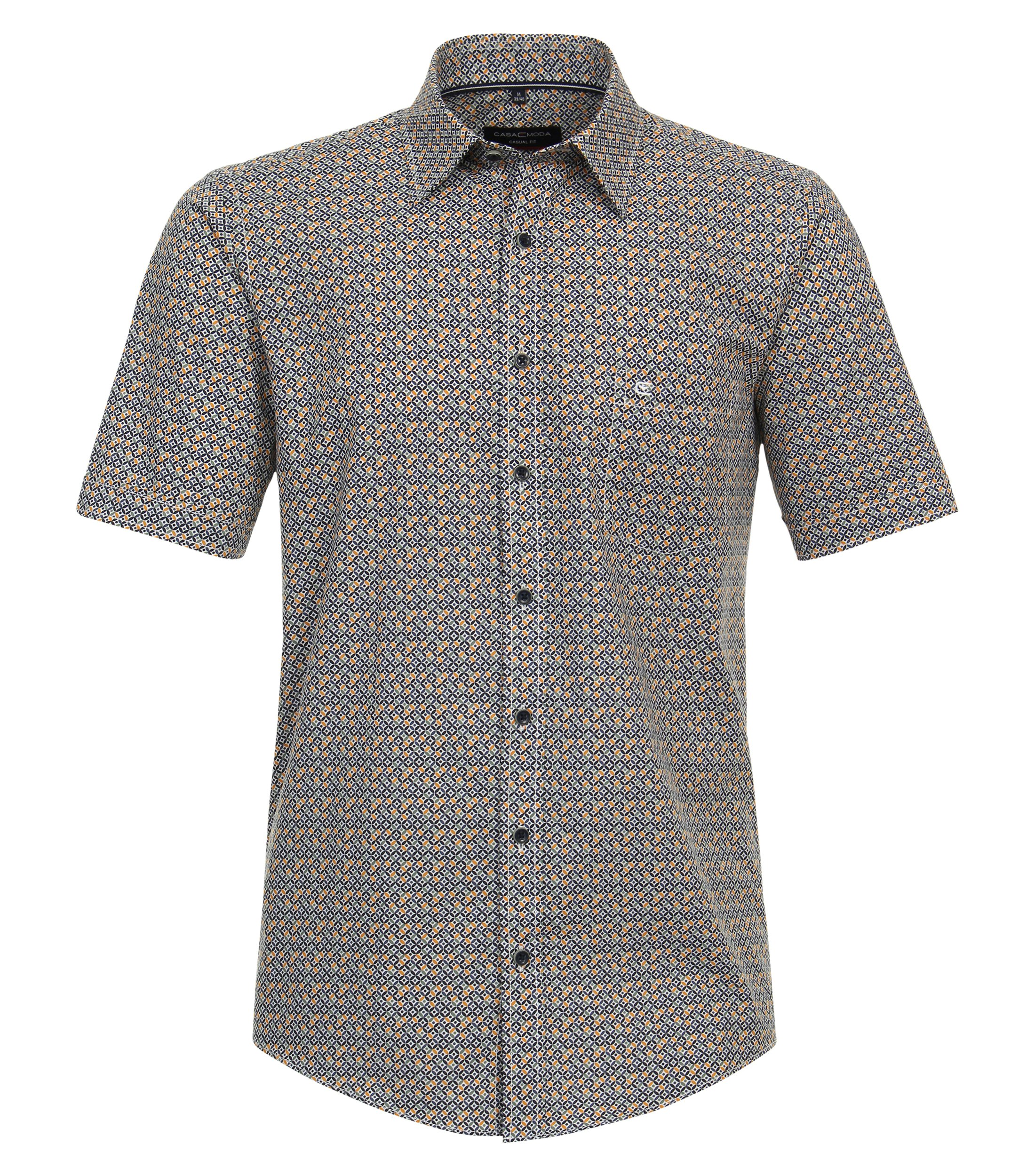 Ein Freizeithemd im Print Muster in der Farbe Gelb