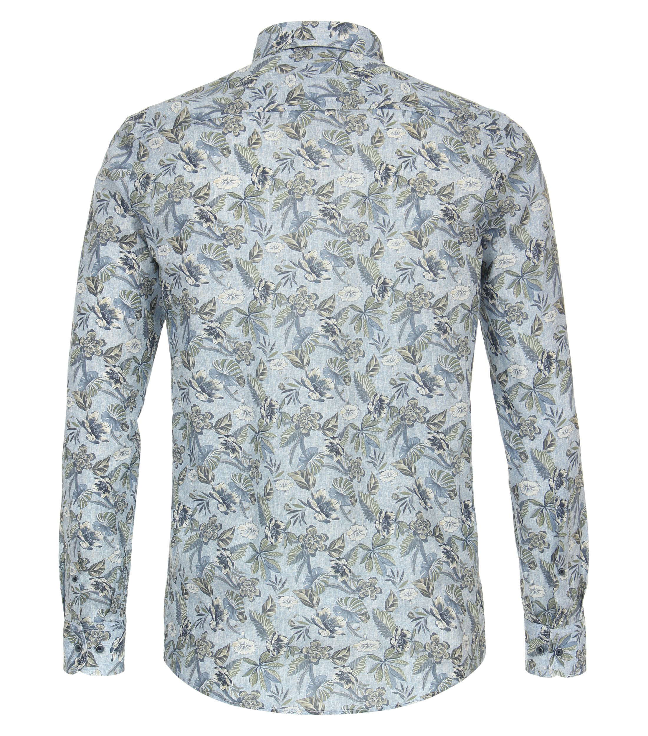 Ein Freizeithemd im Print Muster in der Farbe Hellblau