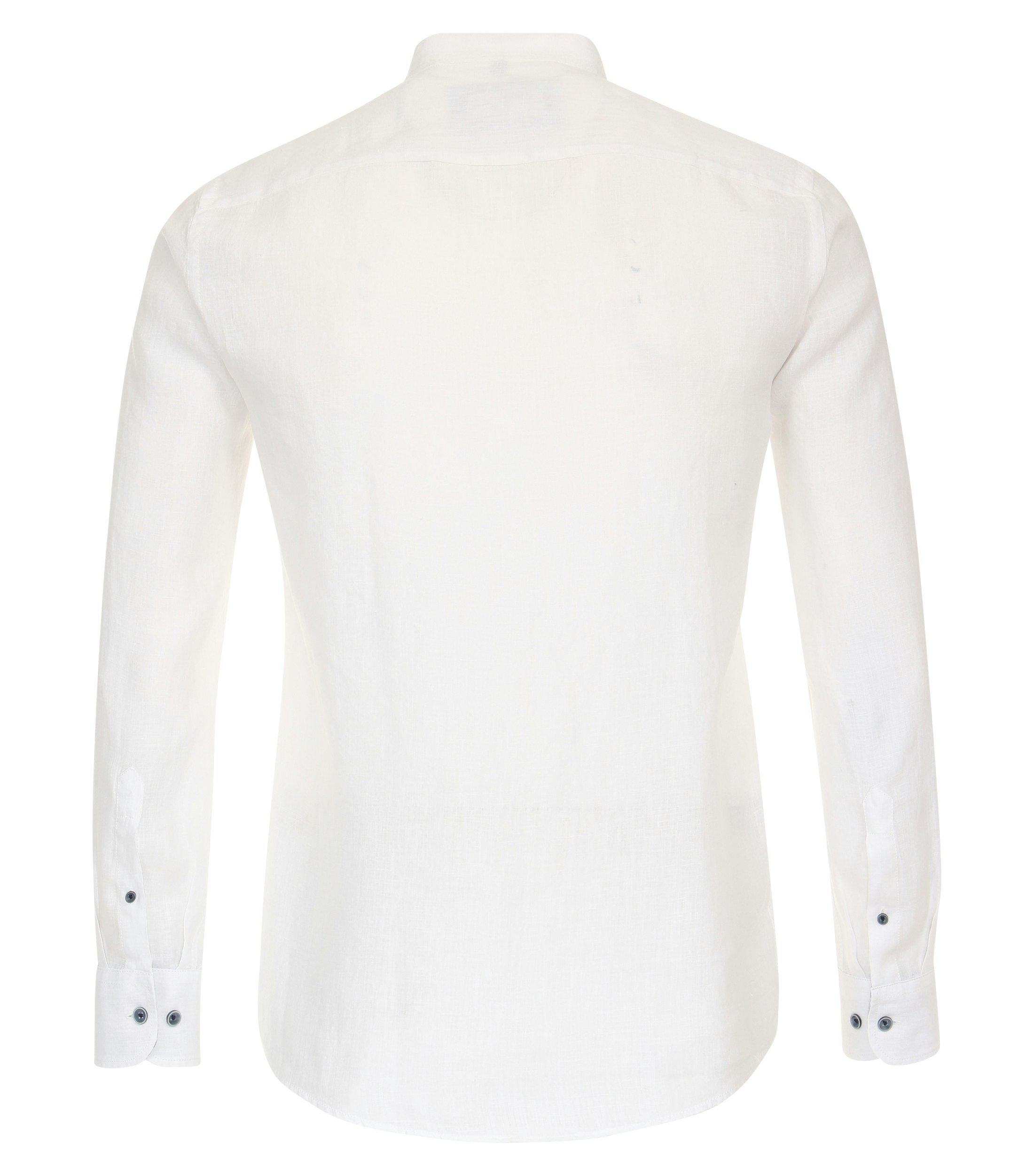 Ein Freizeithemd im uni Muster in der Farbe Weiß