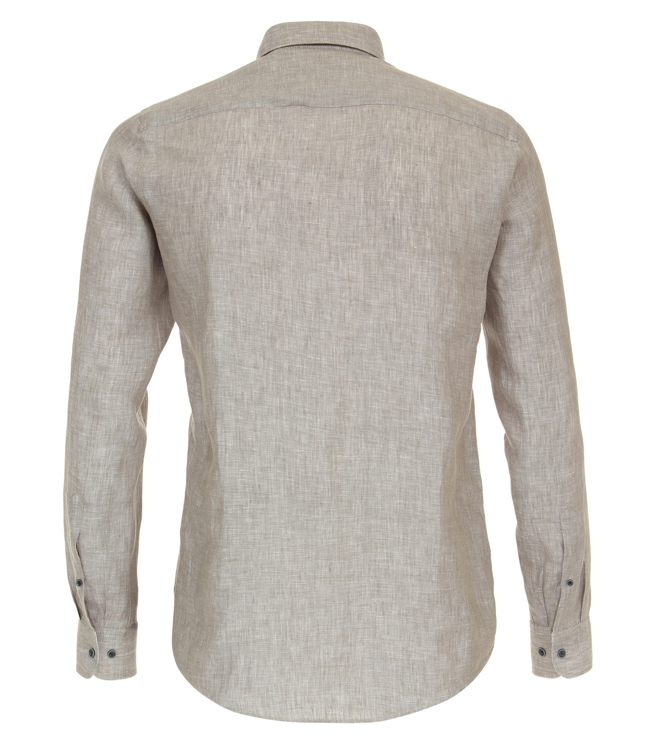 Ein Freizeithemd im uni Muster in der Farbe Beige