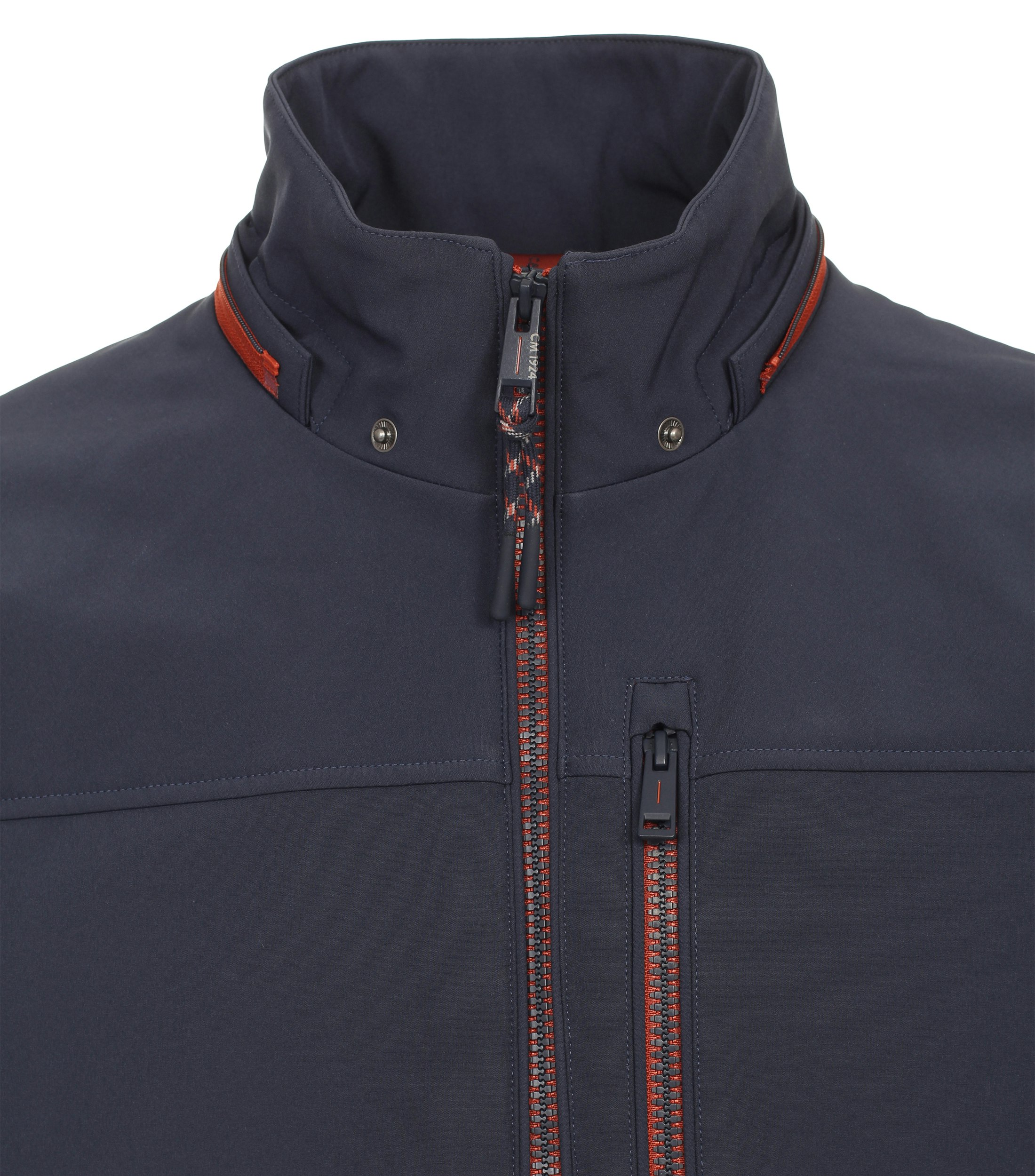 Ein Jacke im uni Muster in der Farbe Dunkelblau