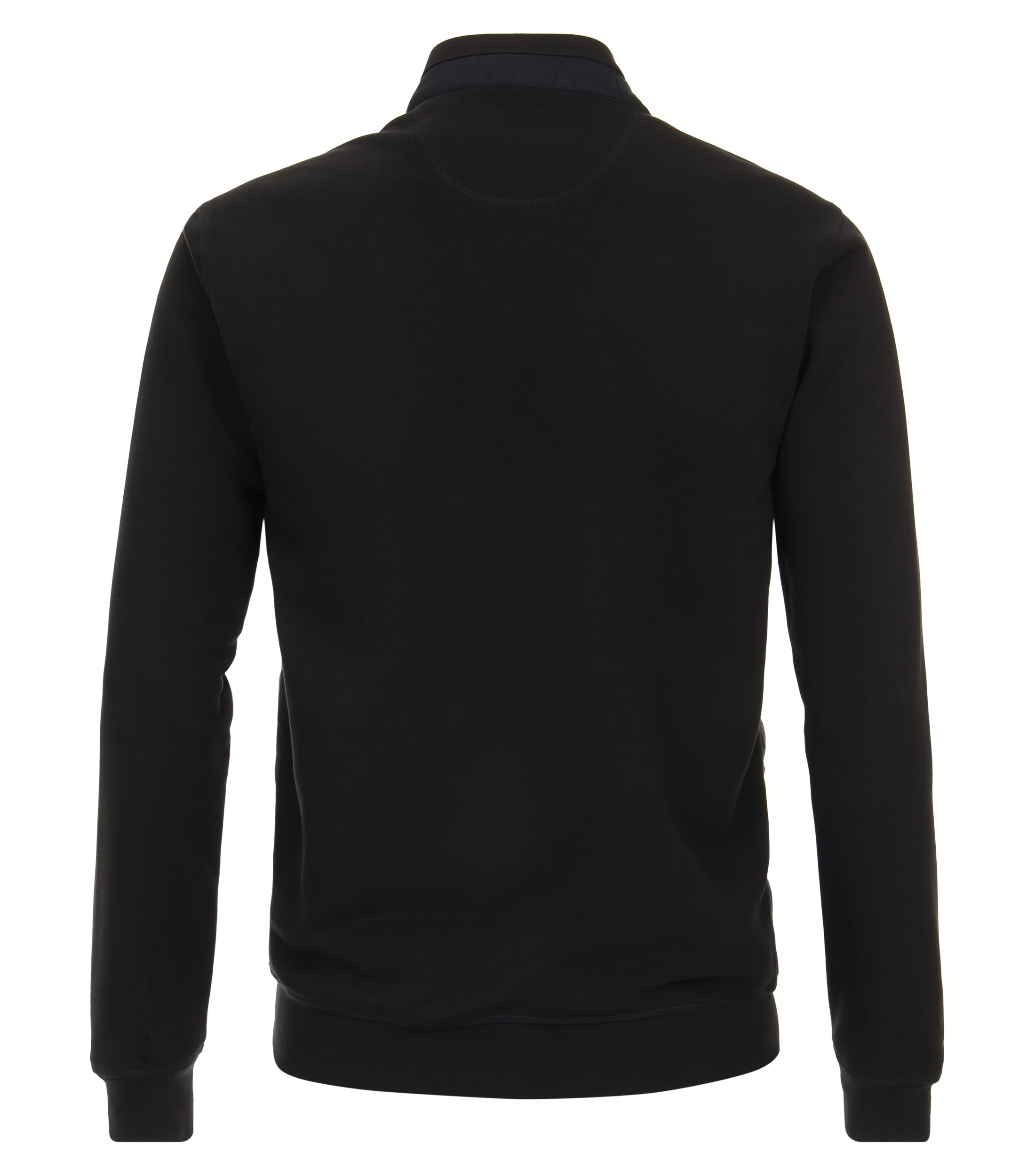 Ein Sweatjacke im uni Muster in der Farbe Dunkelblau