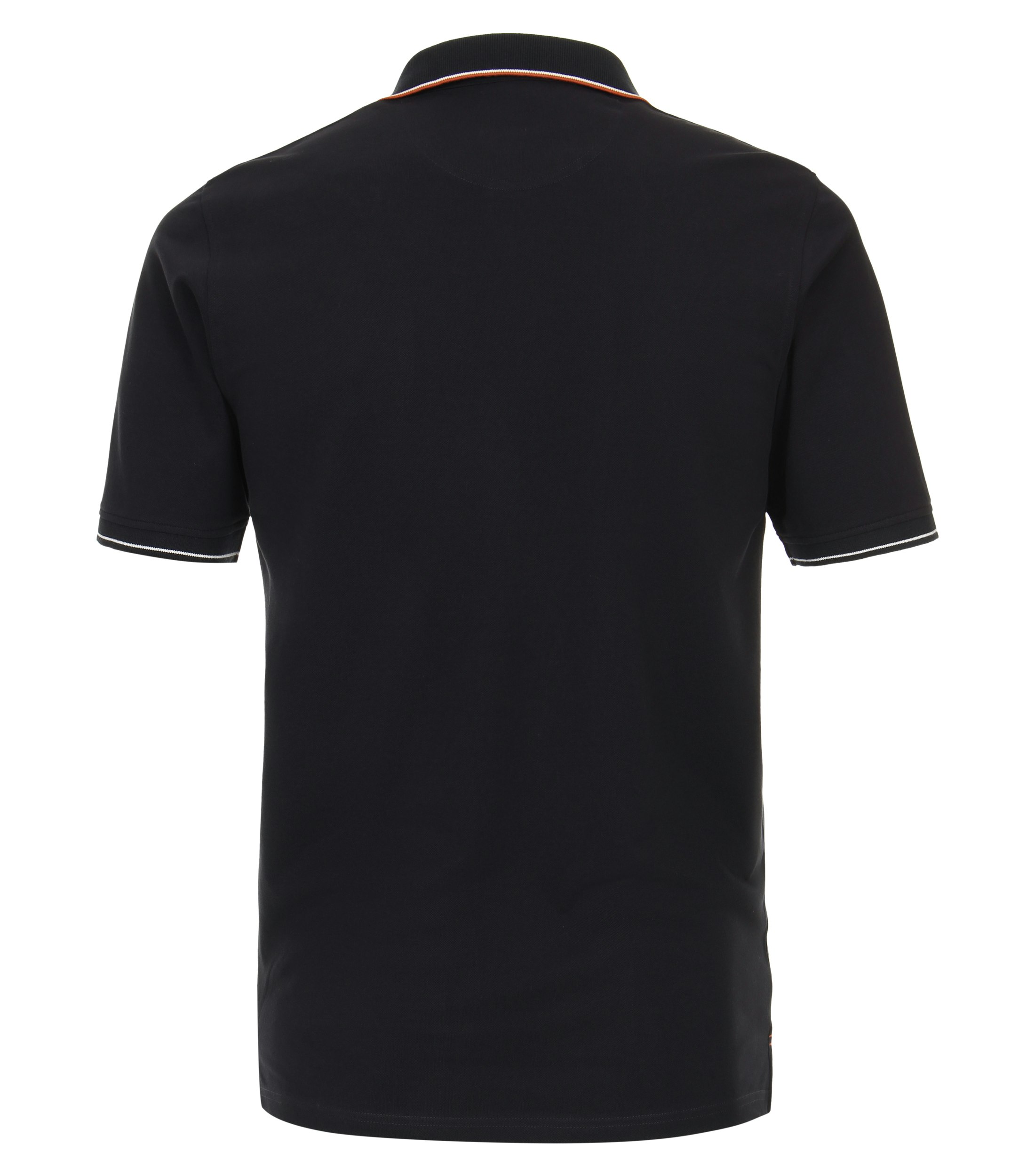 Ein Polo-Shirt im uni Muster in der Farbe Dunkelblau